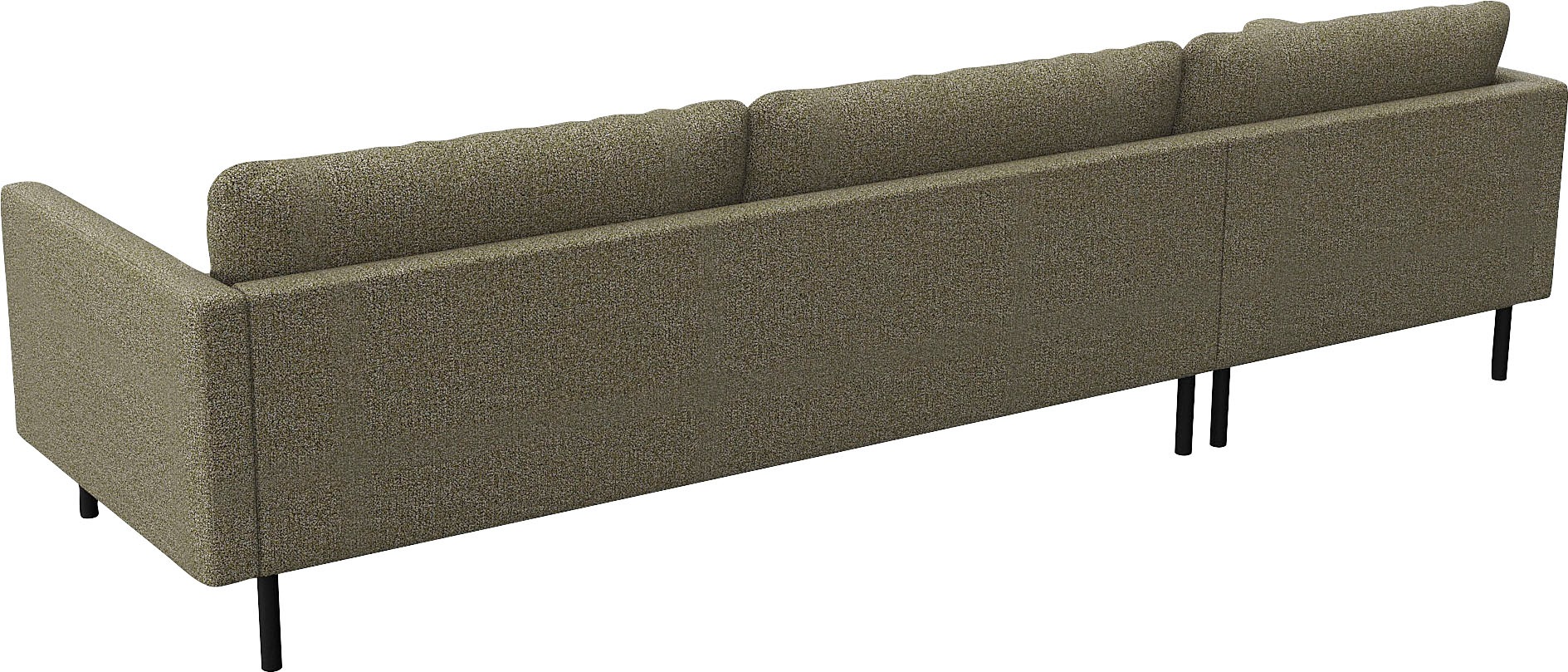 FLEXLUX Ecksofa »Bolzano, elegant und bequem, L-Form«, Sitzaufbau mit Kaltschaum & Stahl-Wellen, loose Sitz -& Rückenkissen