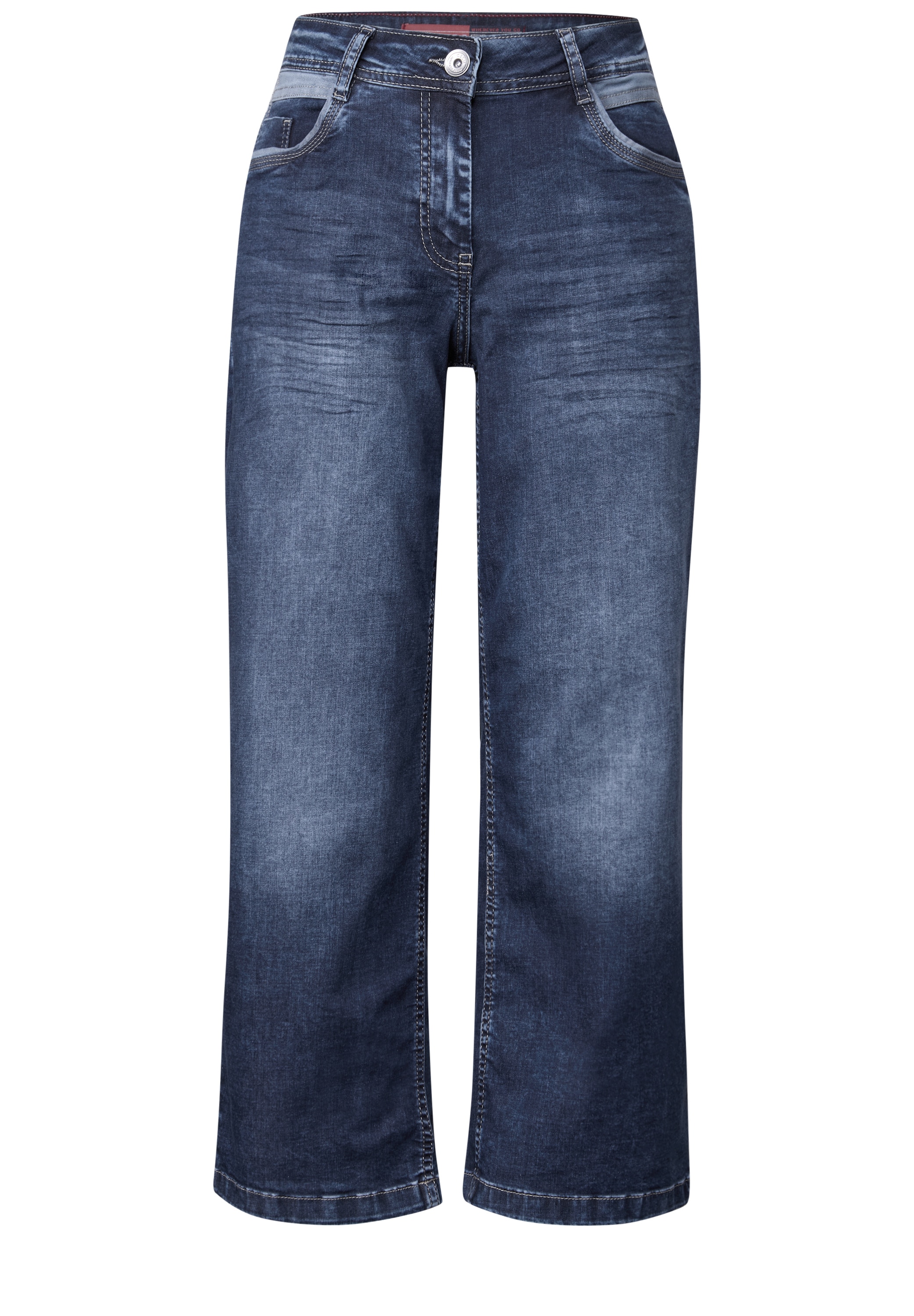 Cecil Gerade Jeans, aus Baumwolle mit Stretchanteil