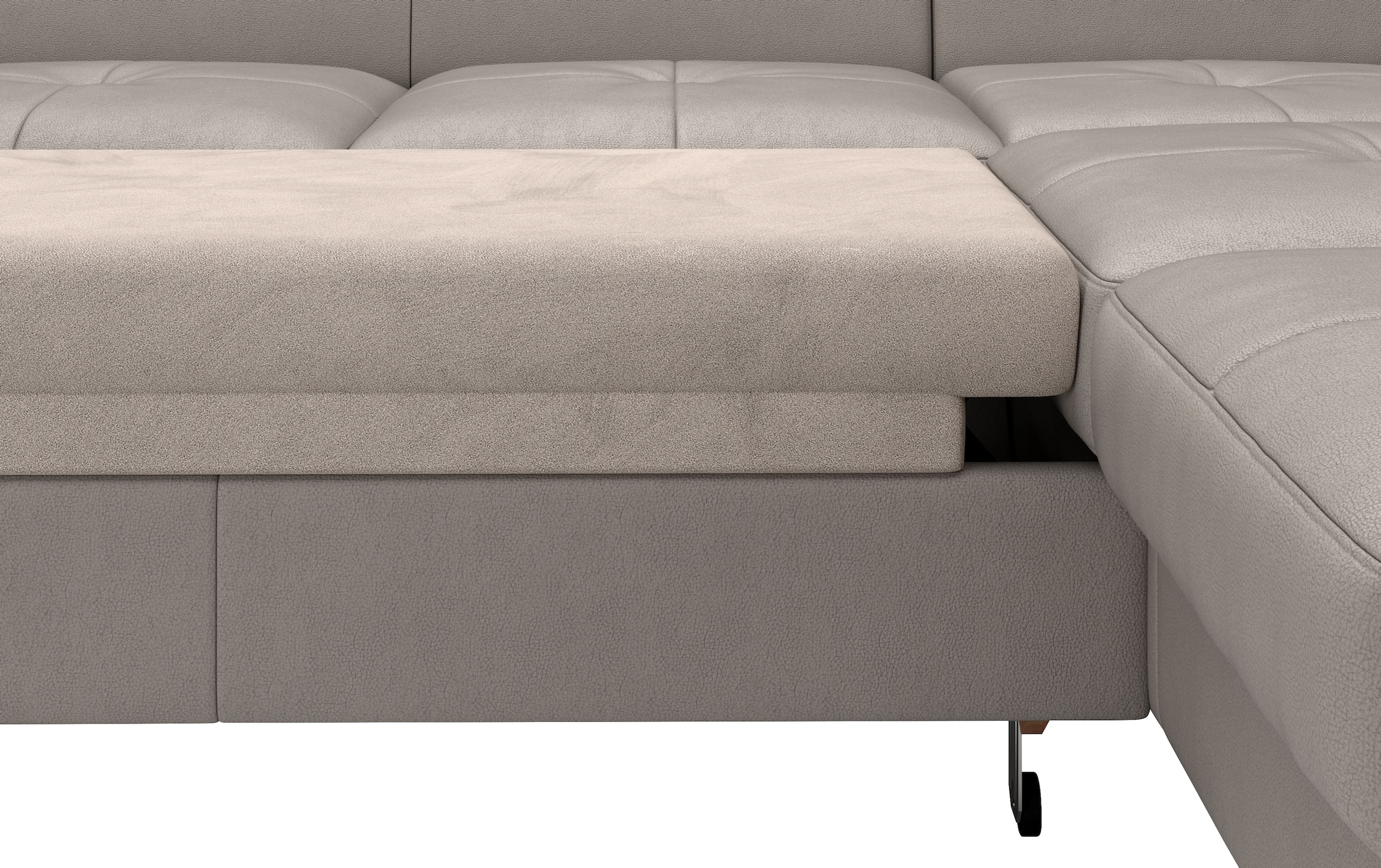 COTTA Wohnlandschaft »Sammy U-Form«, mit Kopfteilverstellung, optional mit Bettfunktion und Bettkasten