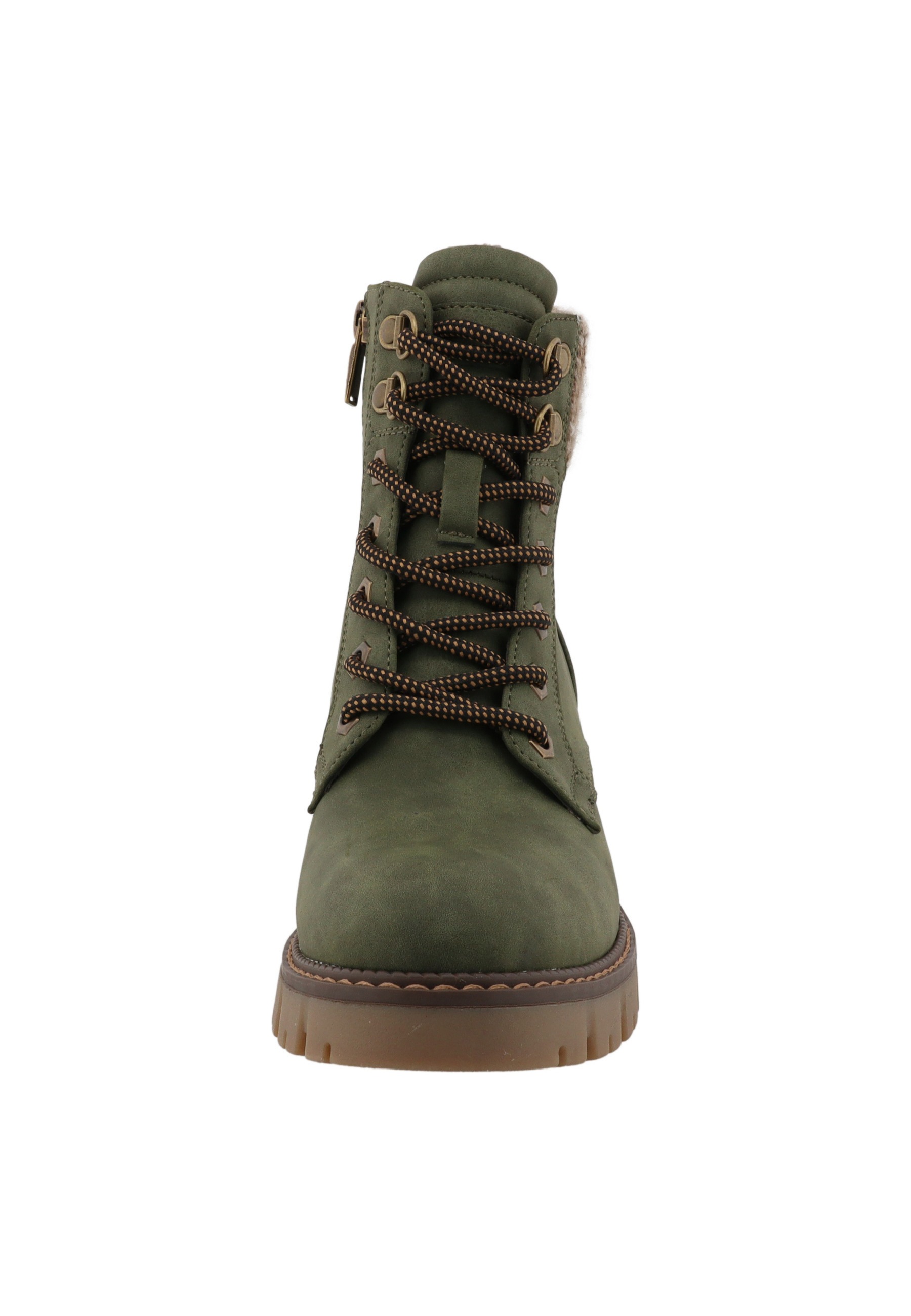 Stiefel TOM TAILOR "Tom Tailor Winter Boots", Damen, Gr. 37, khaki, unifarben, Schuhe Stiefel