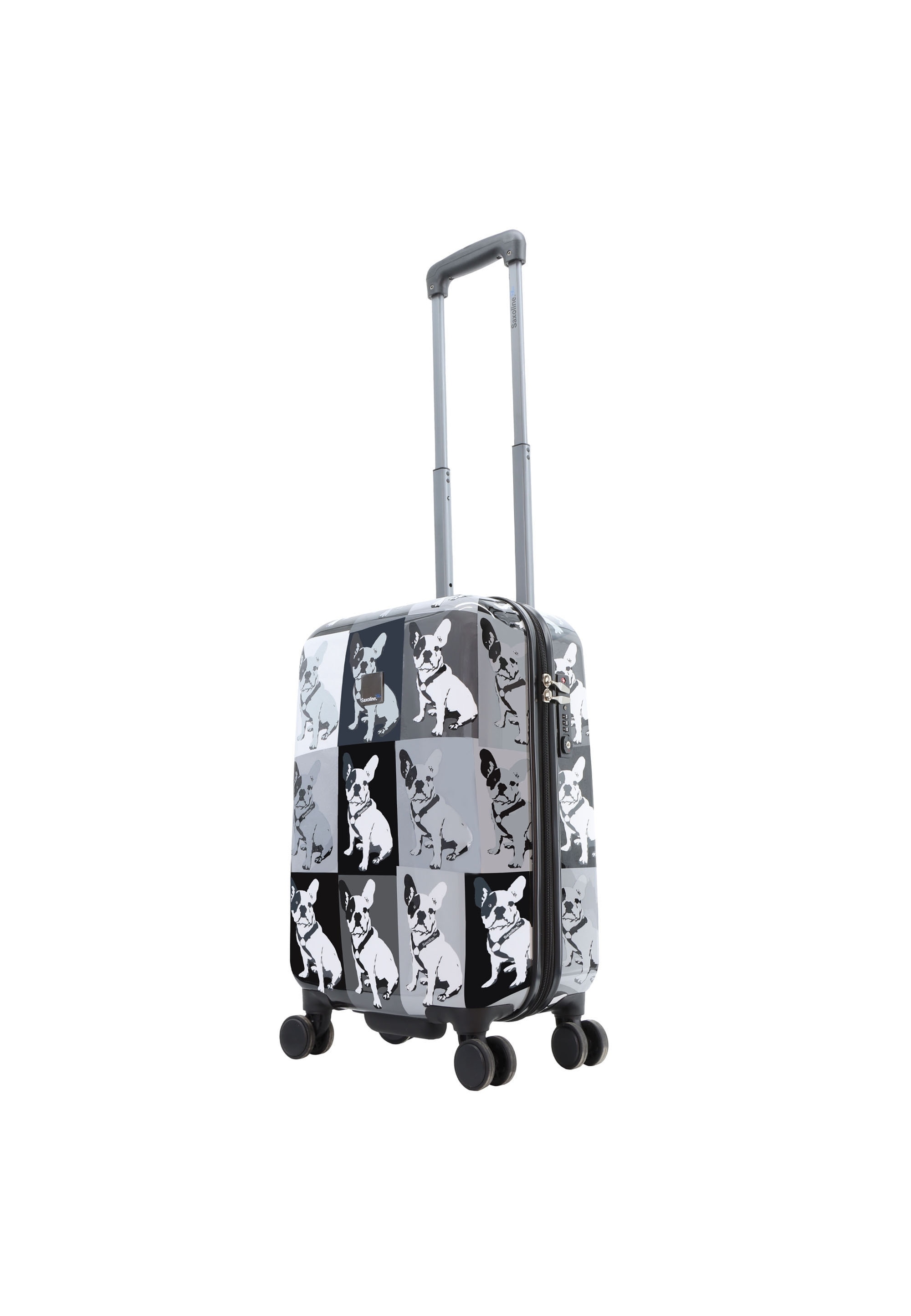 Saxoline® Koffer »Bulldog Monochrome«, aus ABS-Materialien