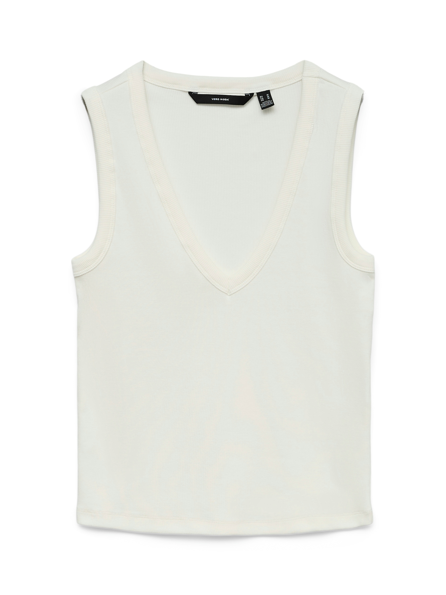 Vero Moda V-Shirt »VMCHLOE SHORT DEEP V-NECK TOP JRS NOOS« Baumwollmischung, regular fit