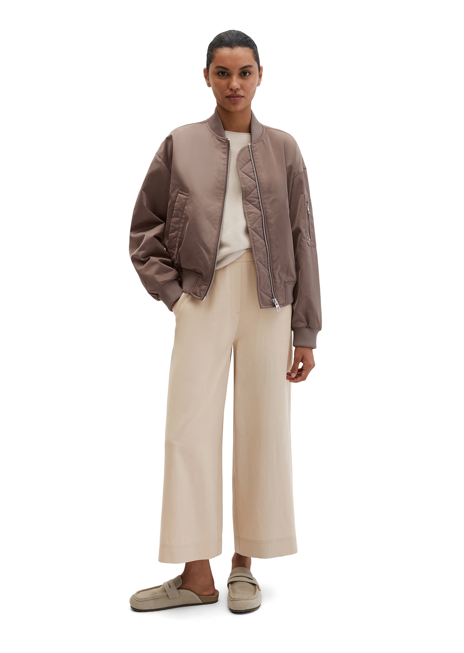 Marc O'Polo Outdoorjacke »aus recyceltem Shiny-Polyester-Twill«