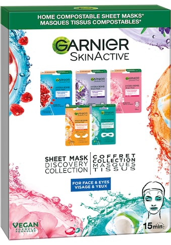 GARNIER Tuchmaske »Sheet Mask Discovery Collec...