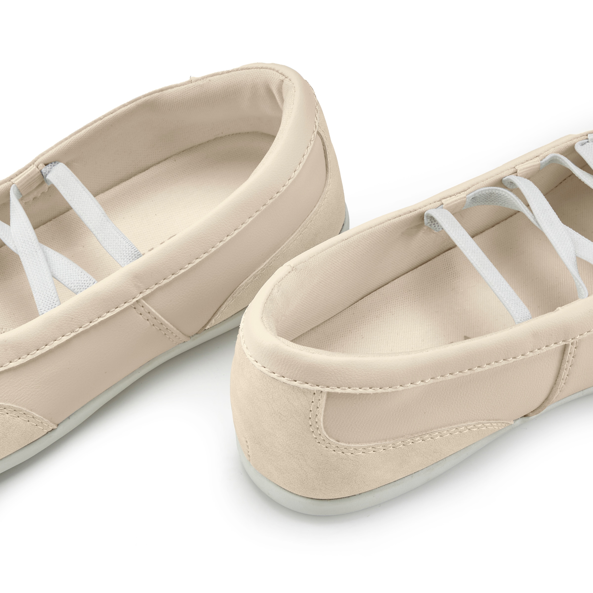 LASCANA Ballerina »Freizeitschuh, Slipper, Halbschuh, Slip-On-Sneaker, Ballerina«  zum Reinschlüpfen mit elastischen Bändern VEGAN