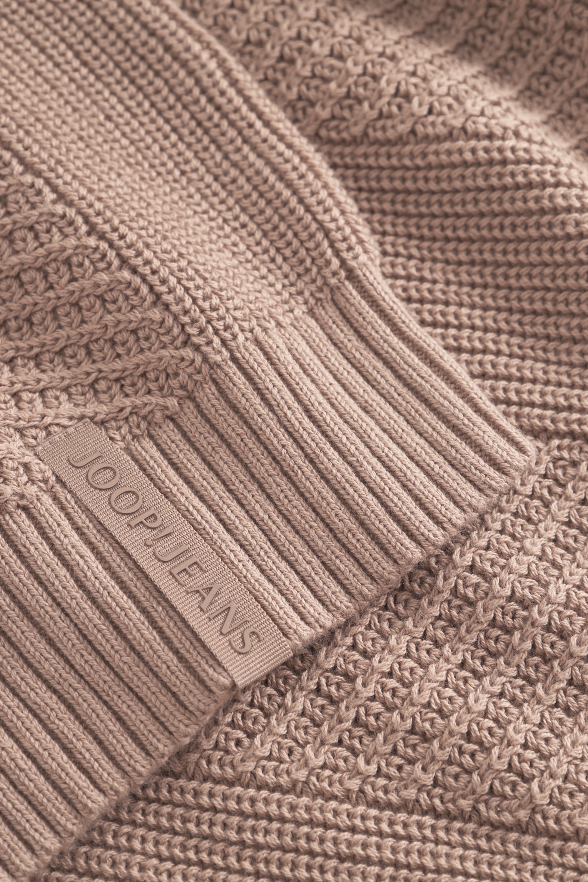 Thumbnail - Joop Jeans Rundhalspullover "Silor" mit Strukturmuster