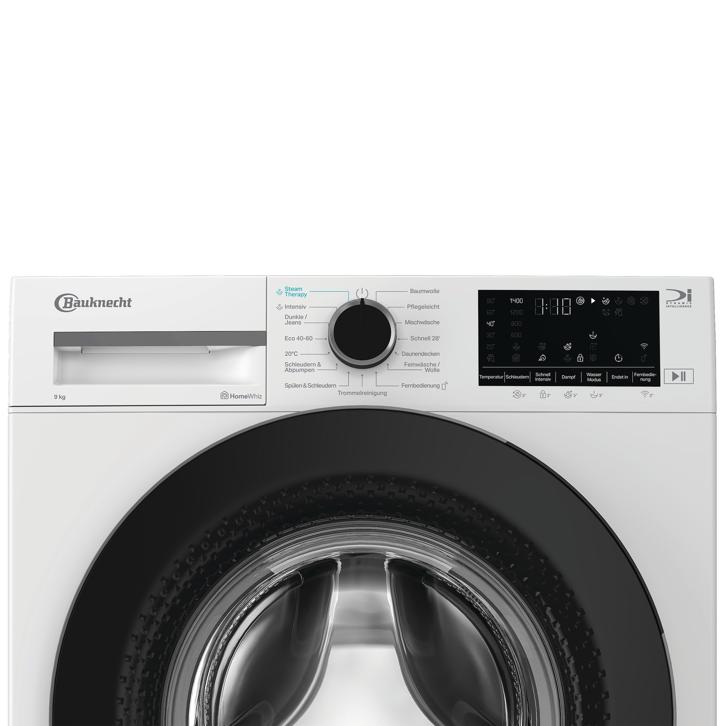 BAUKNECHT Waschmaschine »B W 9A30 BS« 9 kg 1400 U/min Adaptive Wash – Intelligente Anpassung
für perfekte Waschergebnisse