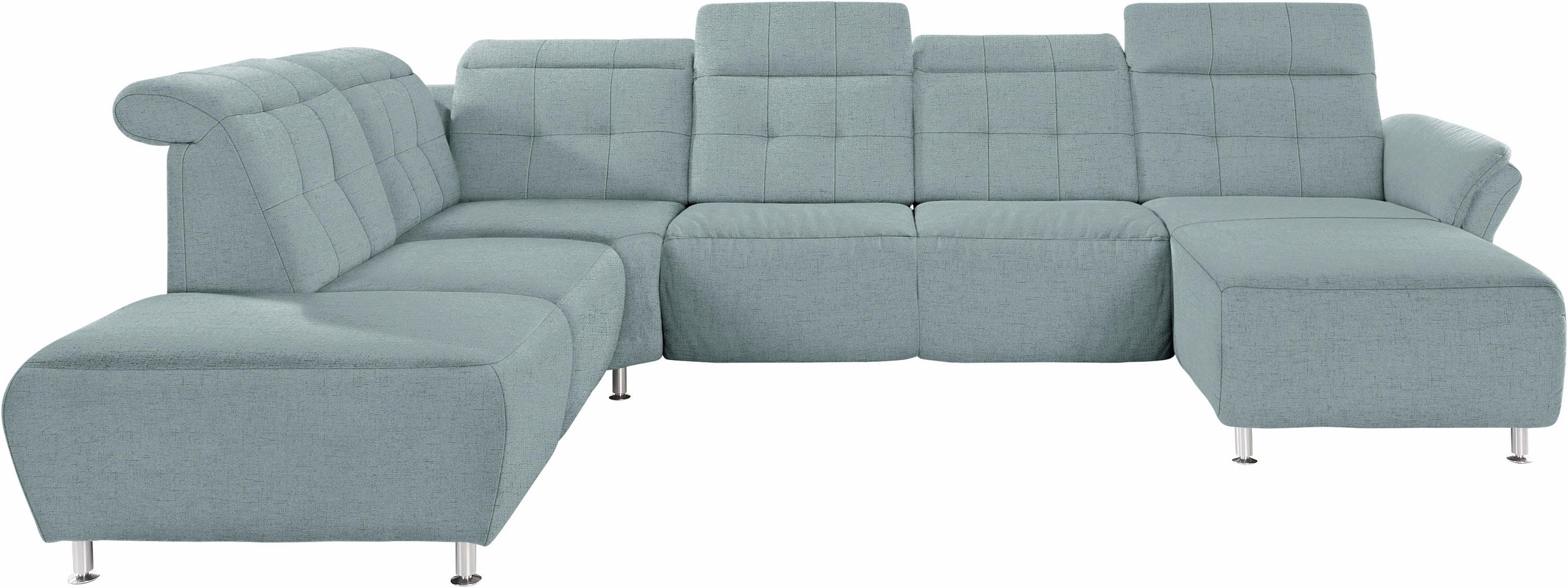 Home affaire Wohnlandschaft "Manhattan U-Form" 2 Sitze mit elektrischer Rel günstig online kaufen