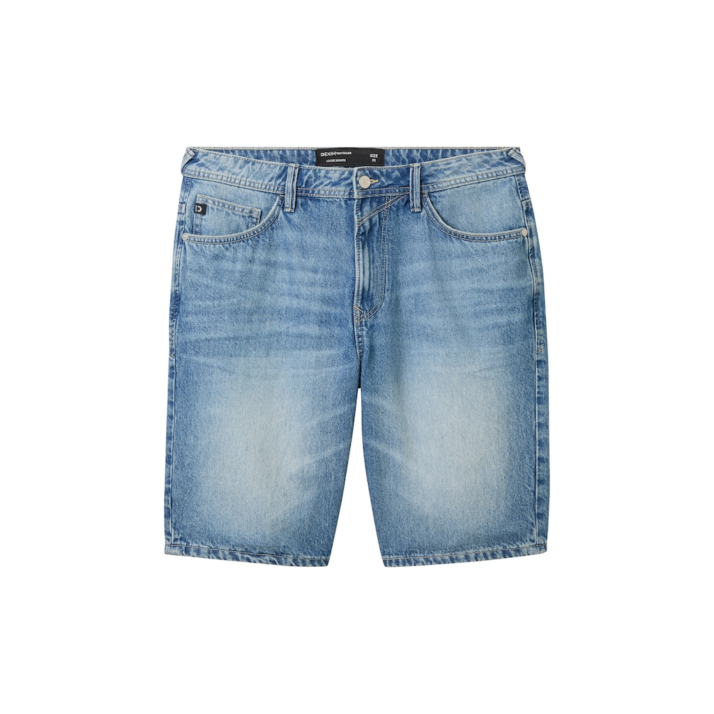 TOM TAILOR Denim Jeansshorts, im authentischen Used-Look