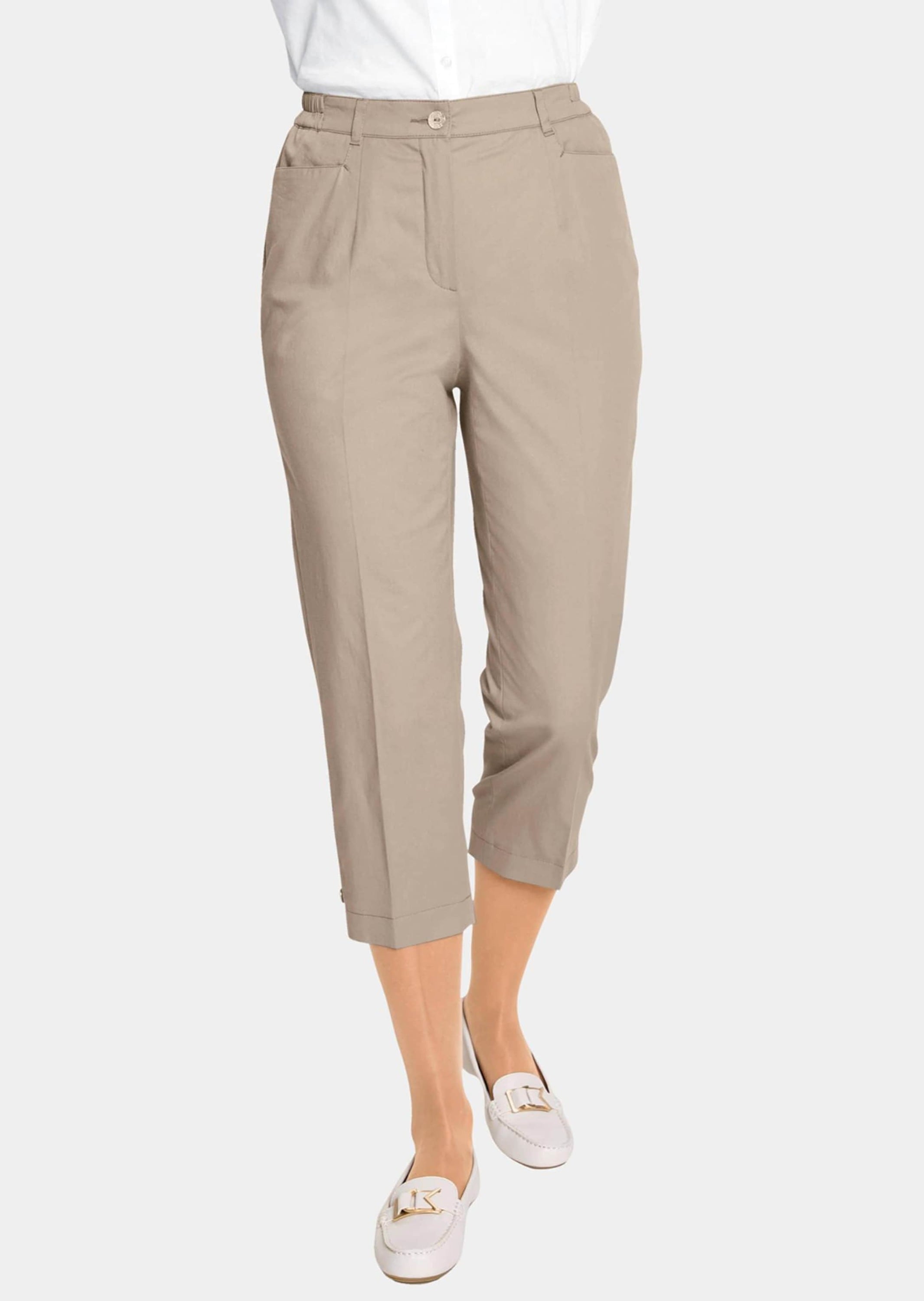 GOLDNER 7/8-Hose »3/4-Baumwollhose Carla 3/4-Hose Carla aus hochwertiger Pima-Baumwolle«