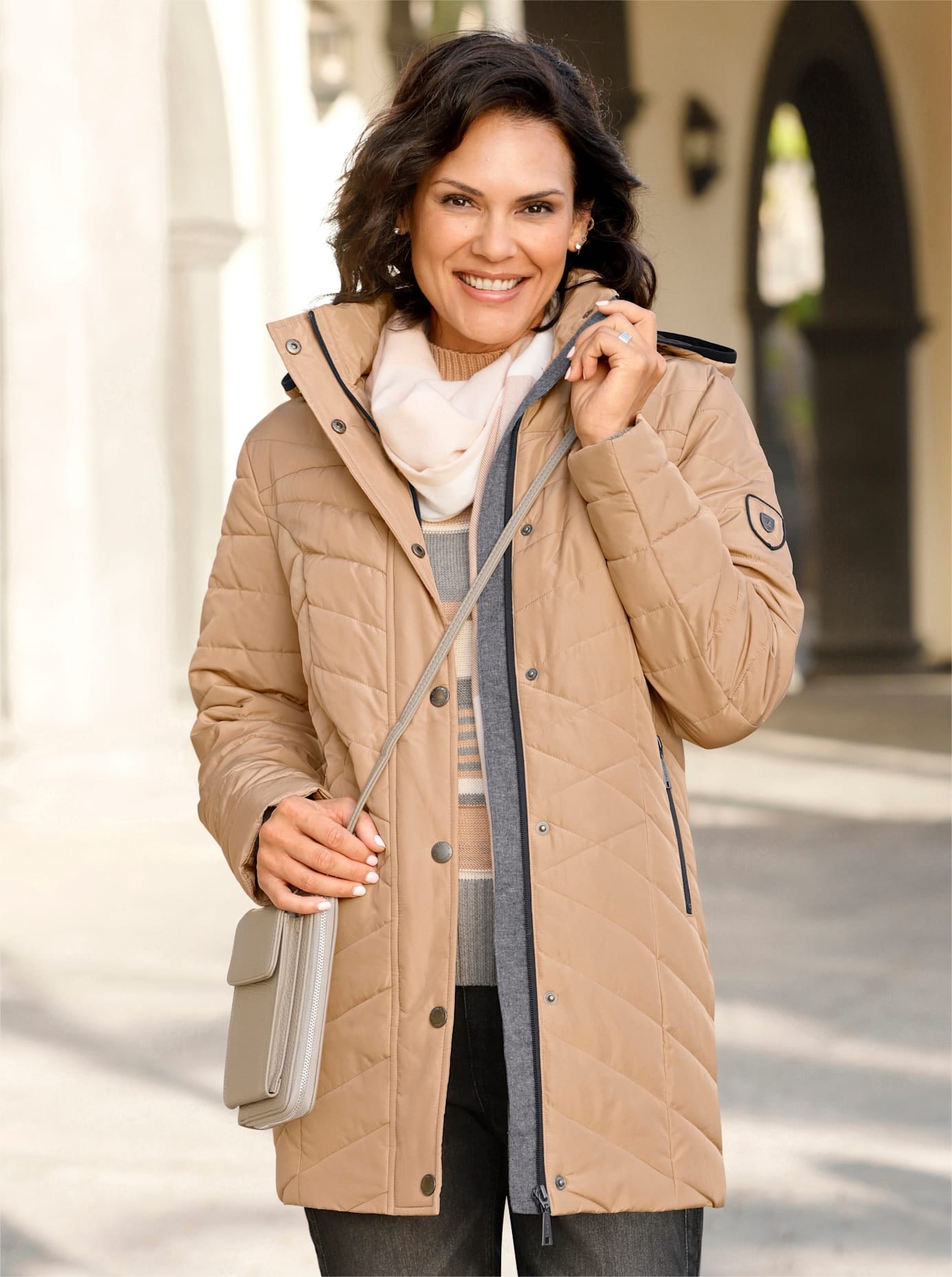 Casual Looks Steppjacke, mit Kapuze