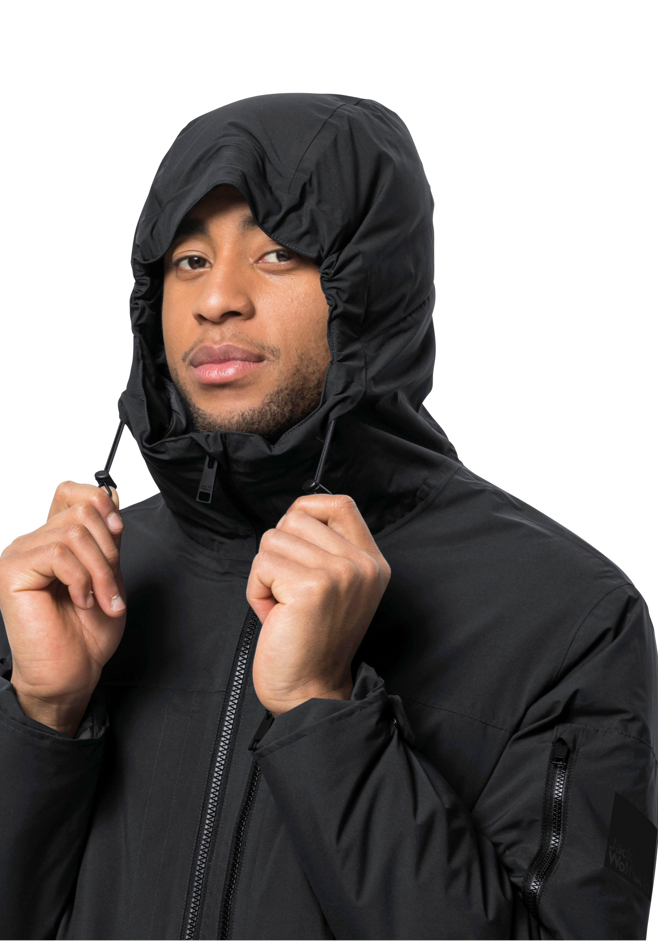 Jack Wolfskin Funktionsparka »KOENIGSBAU«, mit Kapuze, Winterjacke mit Kunstfaserfüllung
