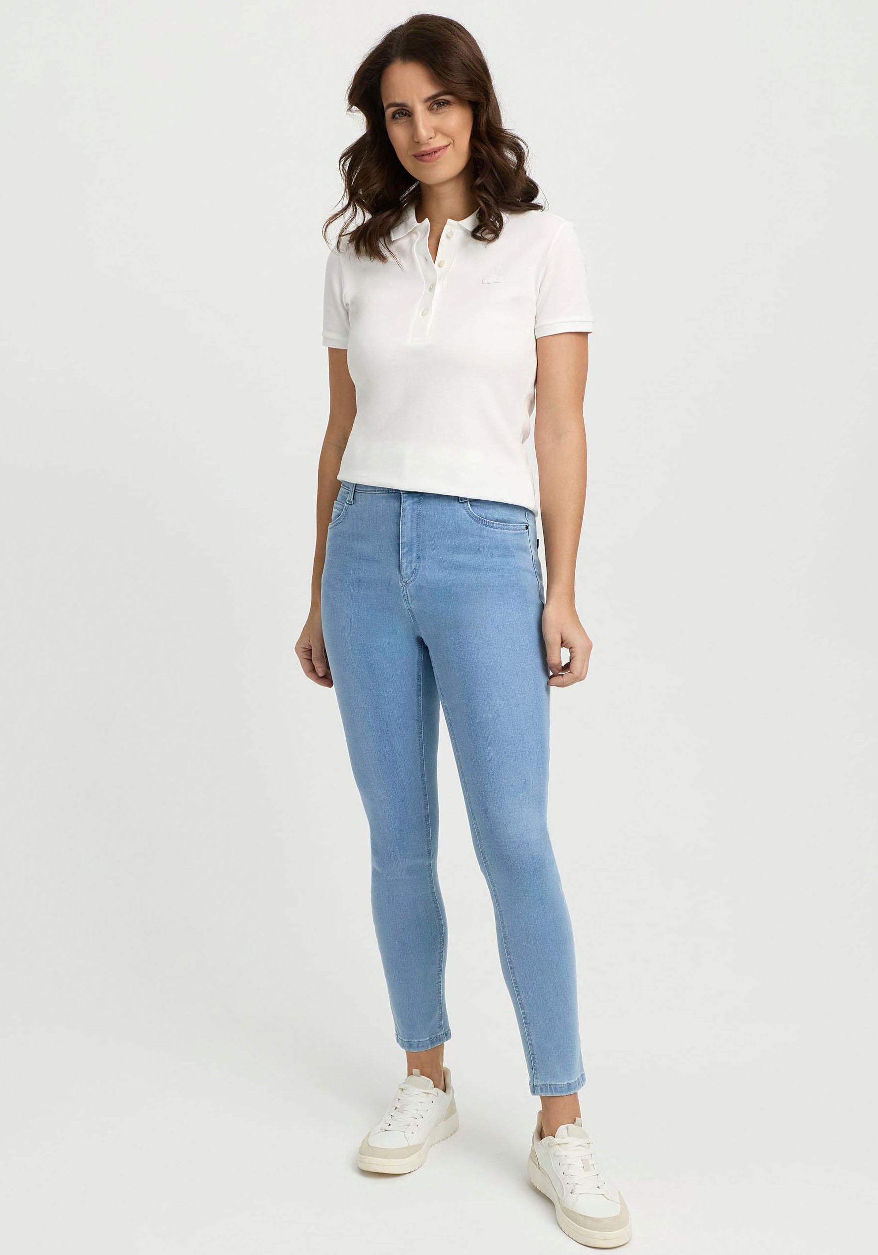 wonderjeans High-waist-Jeans "Skinny" in körperbetonter Passform günstig online kaufen