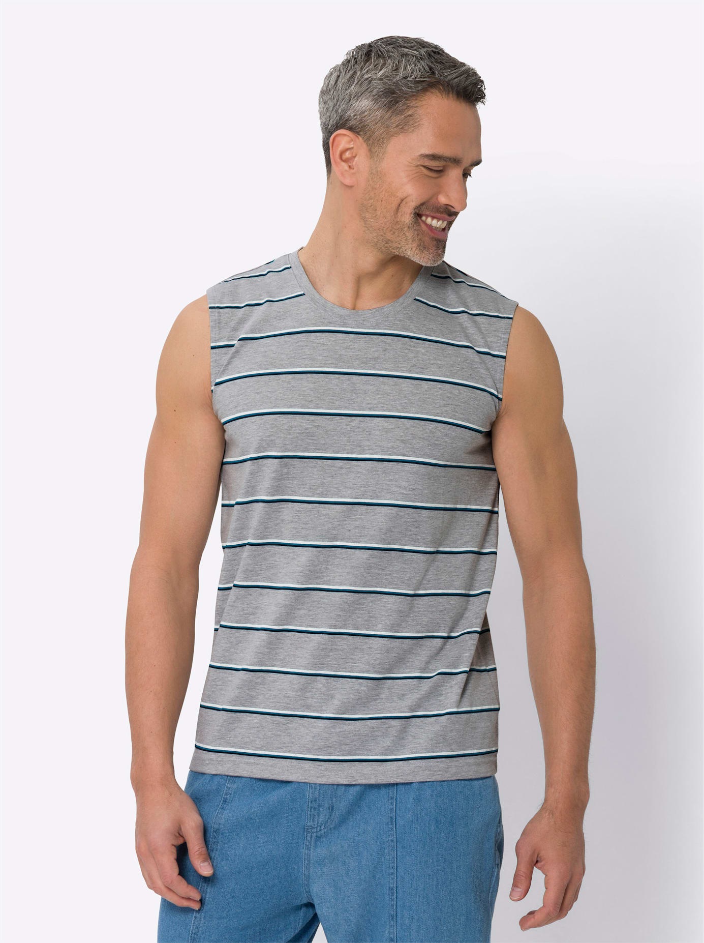 Classic Rundhalsshirt "Achselshirt" 1 Stk. tlg. günstig online kaufen