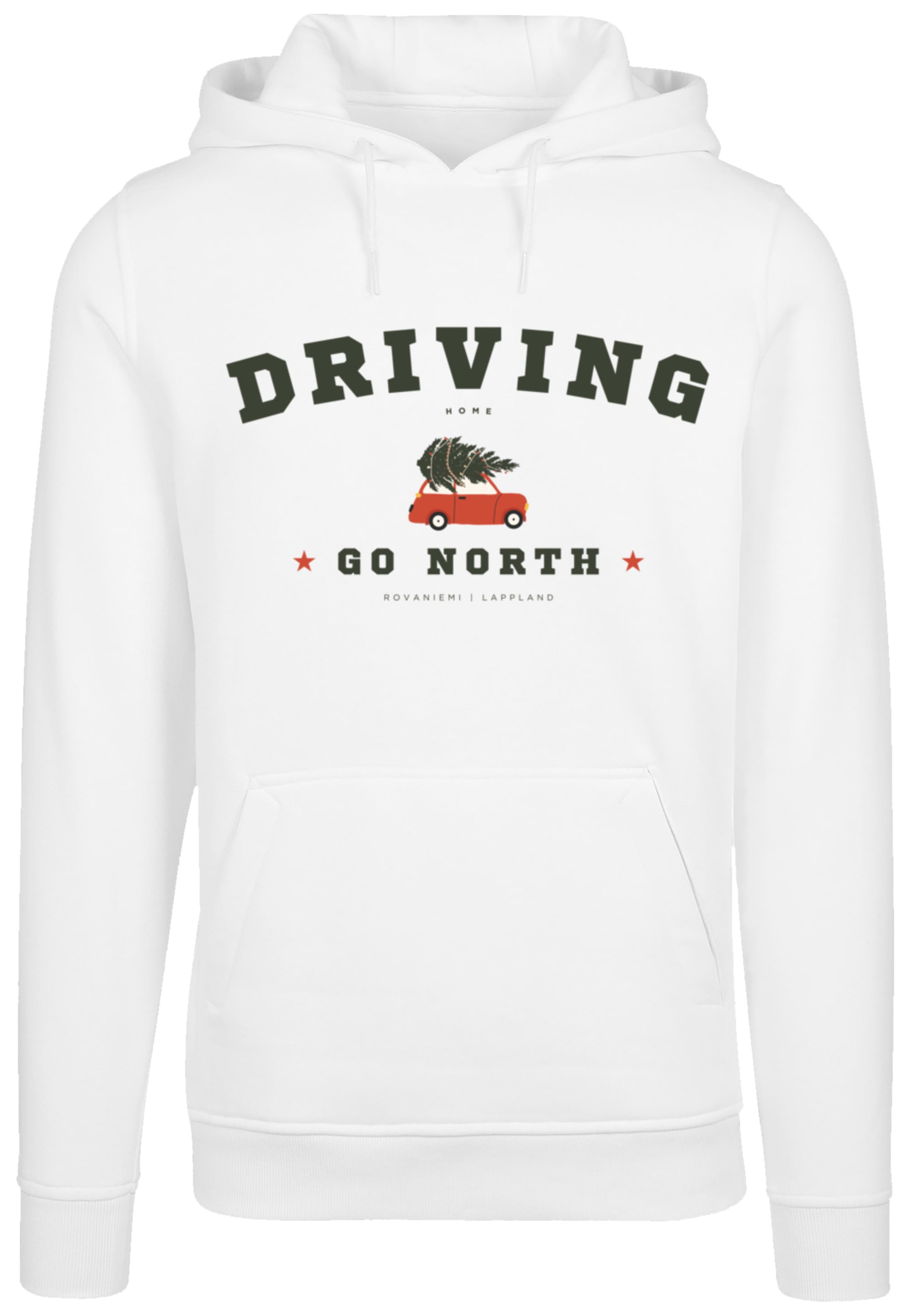 F4NT4STIC Kapuzenpullover »Driving Home Weihnachten PLUSSIZE«, Premium Qualität
