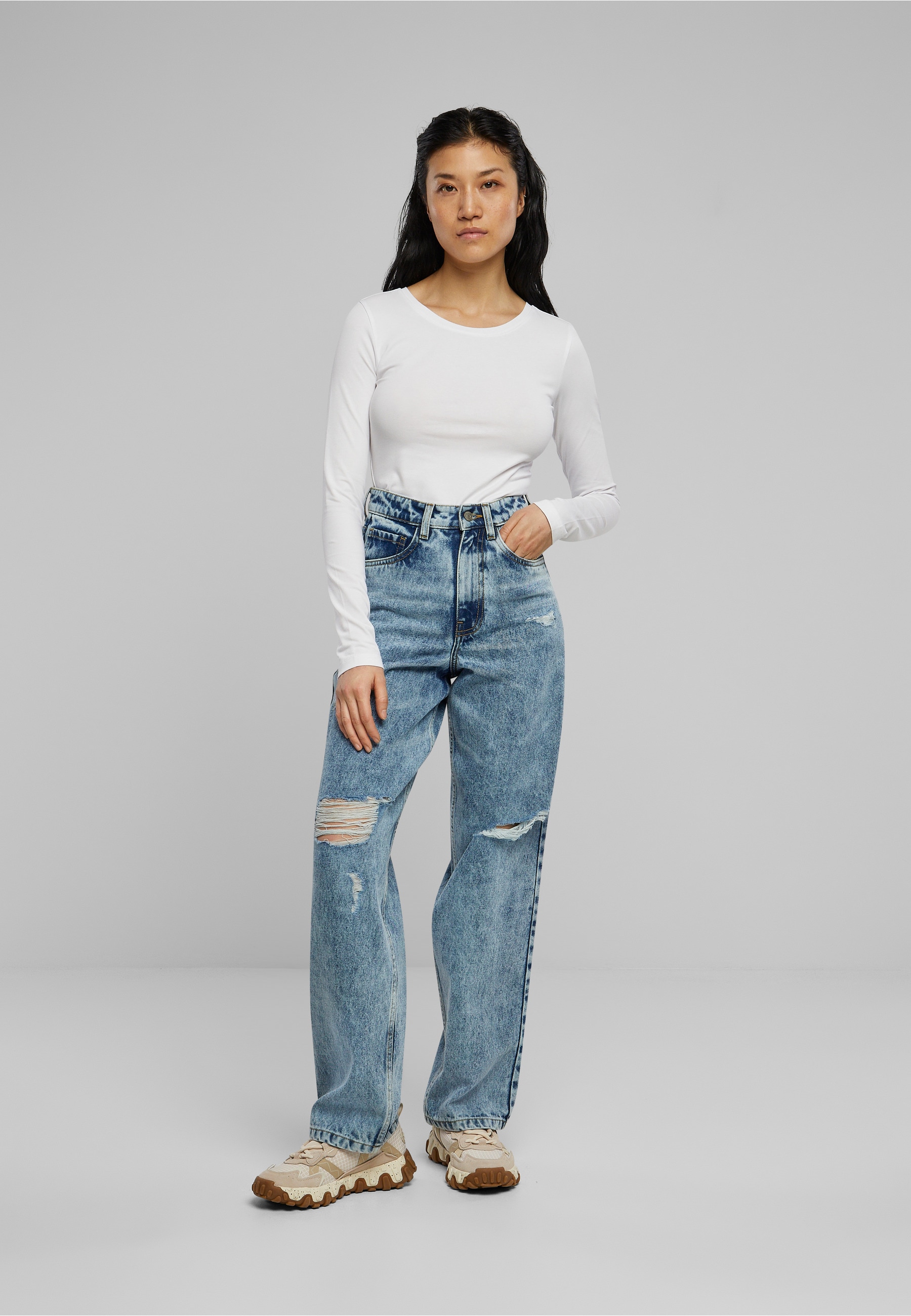 URBAN CLASSICS Body »Urban Classics Damen Ladies Stretch Jersey Longsleeve Body«