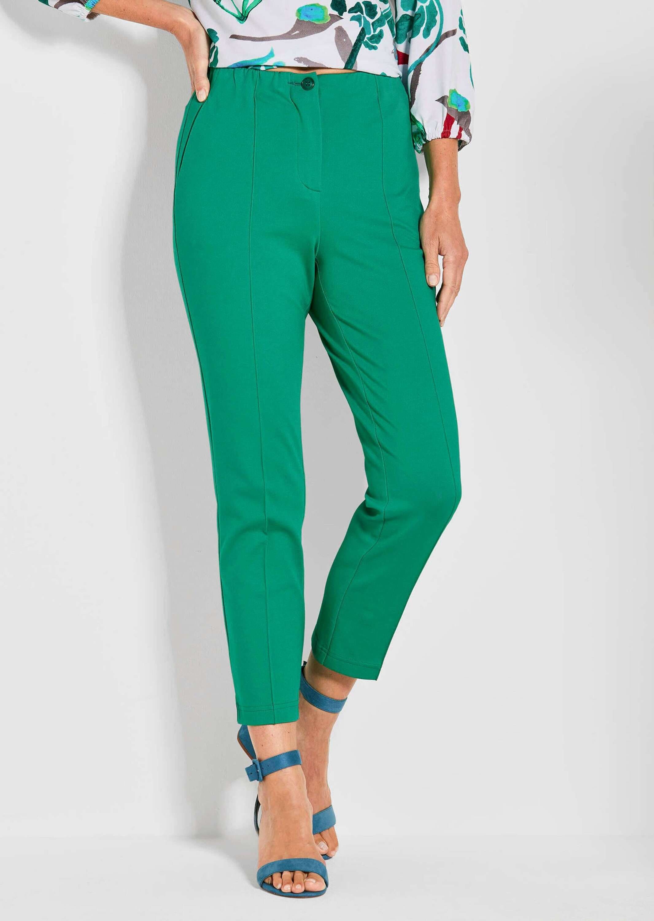 GOLDNER Chinohose »Kurzgröße Elegante, schmale Hose LOUISA«