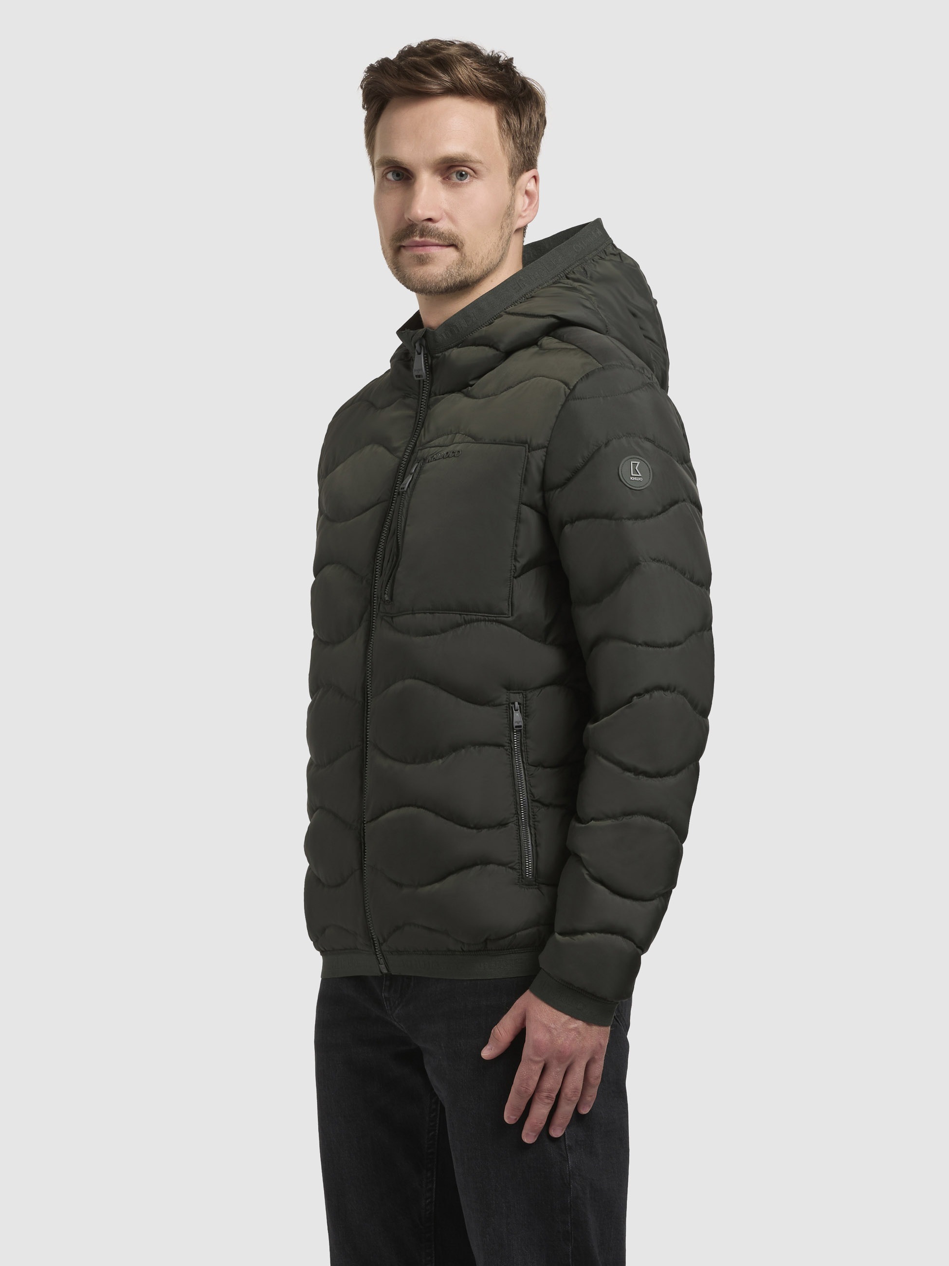 khujo Steppjacke »OMER« mit Kapuze