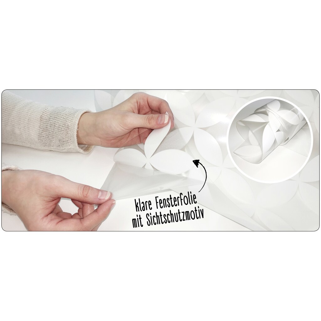 Wohnen Wohnaccessoires MySpotti Fensterfolie »Look Feathers white«, halbtransparent, glattstatisch haftend, 60 x 100 cm, statisc Wohnen Wohnaccessoires MySpotti Fensterfolie »Look Feathers white«, halbtransparent, glattstatisch haftend, 60 x 100 cm, statisc
