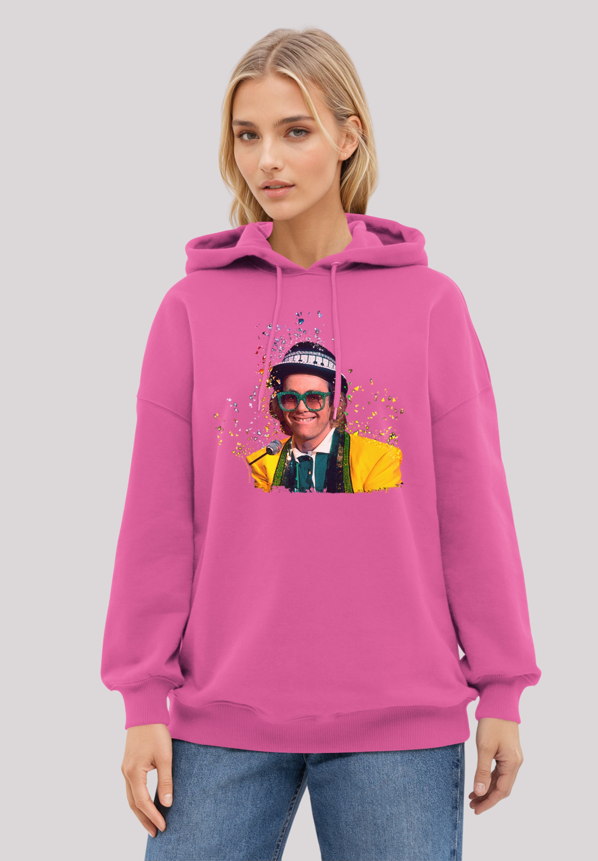 F4NT4STIC Kapuzenpullover "TV Times Elton John At The Piano 1977" Premium Q günstig online kaufen