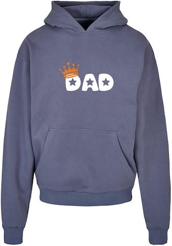 Kapuzensweatshirt »Merchcode Herren Fathers Day - King Dad Ultra Heavy Hoody«, (1 tlg.)
