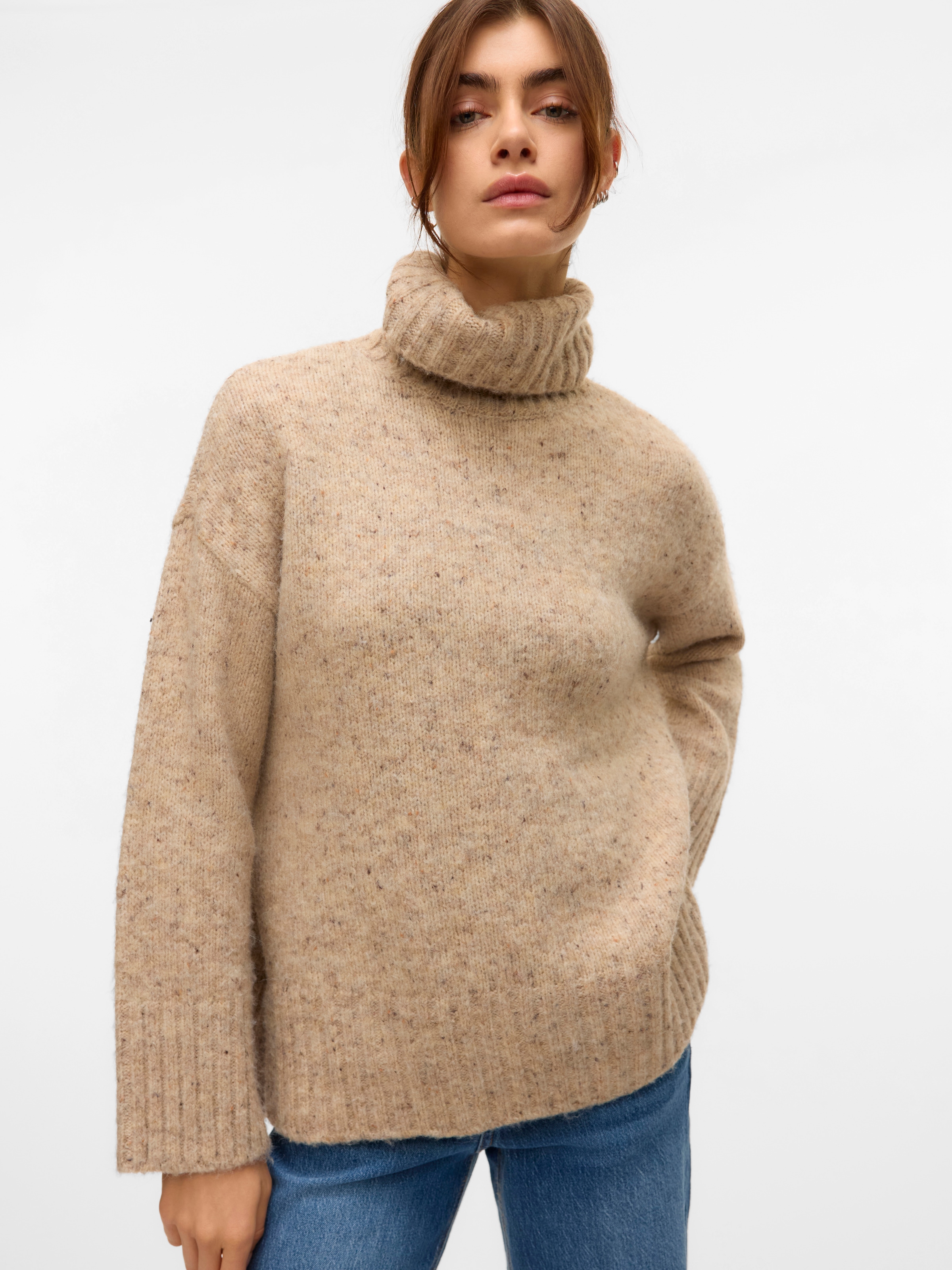 Vero Moda Rollkragenpullover »VMINGRID LS ROLL NECK PULLOVER BOO«