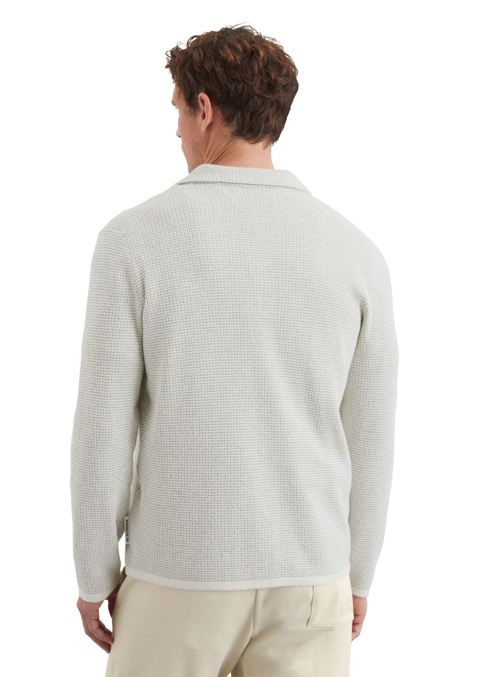 Marc O'Polo Cardigan »aus strukturiertem Bio-Baumwoll-Mix«