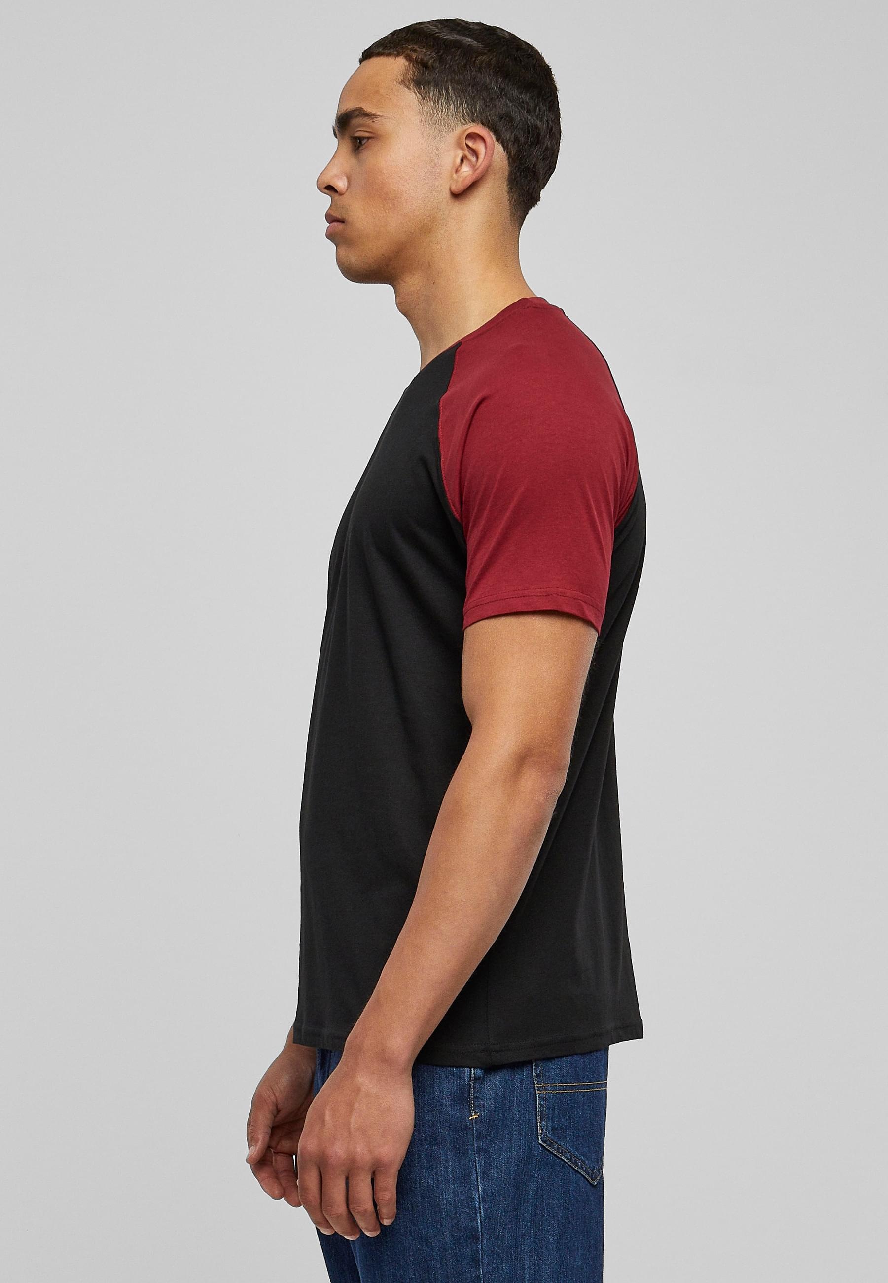 URBAN CLASSICS T-Shirt »Urban Classics Herren Raglan Contrast Tee«, (1 tlg.)