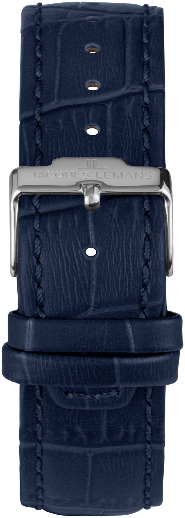 Jacques Lemans Chronograph »Barcelona« Quarzuhr, Armbanduhr, Herrenuhr, Lederarmband, Stoppfunktion, Datum