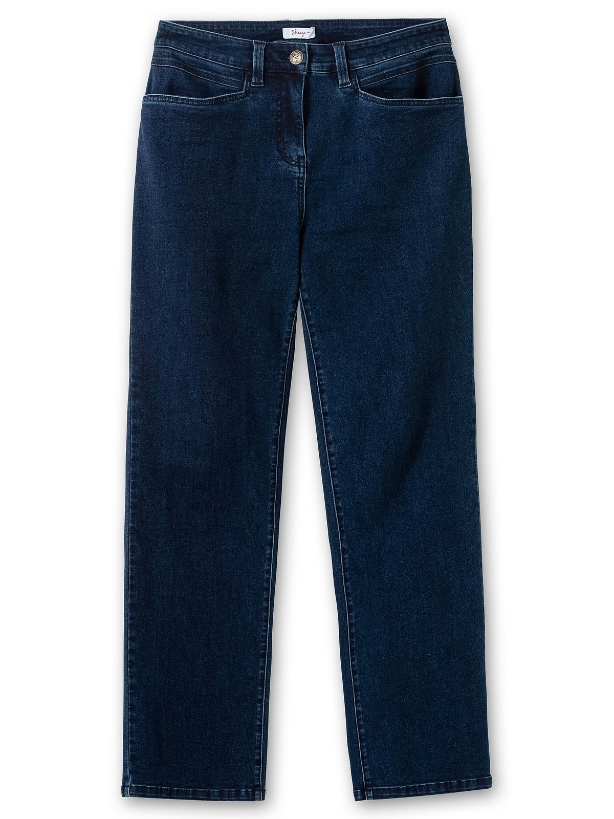 Sheego Gerade Jeans »Große Größen«, mit REPREVE® recycled Polyesterfasern