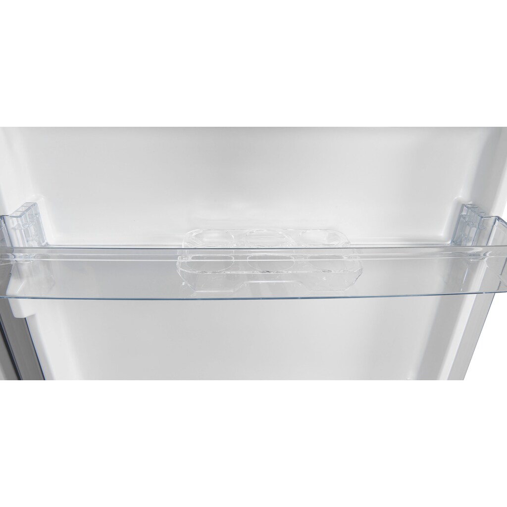 exquisit Vollraumkühlschrank, KS320-V-010E silber, 143,4 cm hoch, 55,0 cm breit, 242 L Volumen