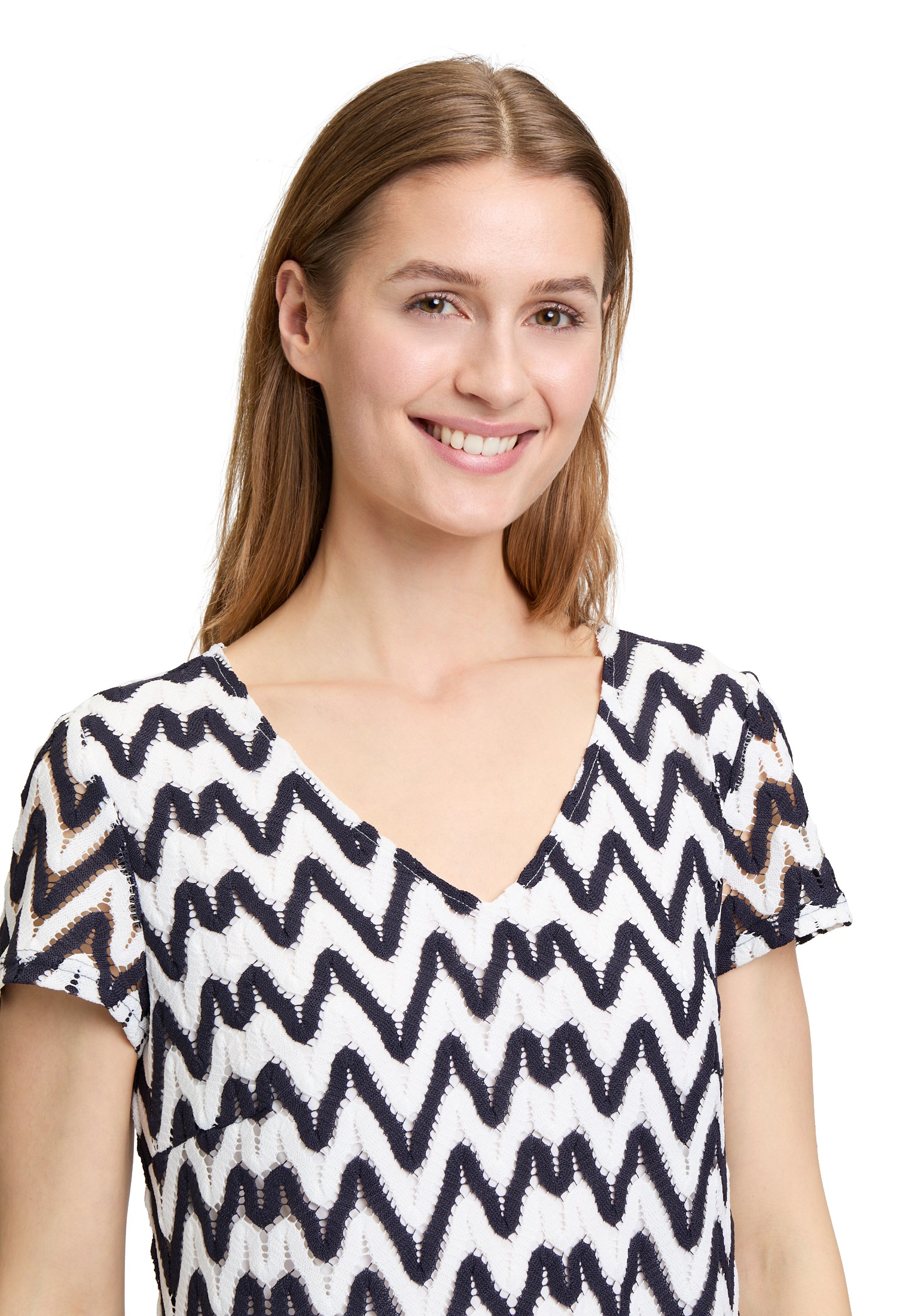 Betty Barclay Sommerkleid »Betty Barclay Sommerkleid mit V-Ausschnitt«, Form