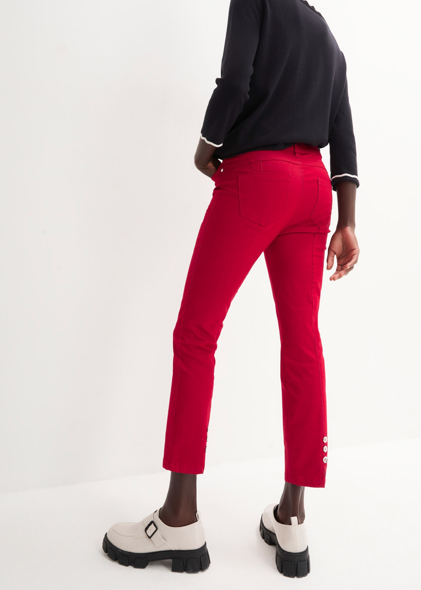 bonprix Stretch-Hose "Stretchhose aus Baumwolle" Stretchhose aus Baumwolle günstig online kaufen