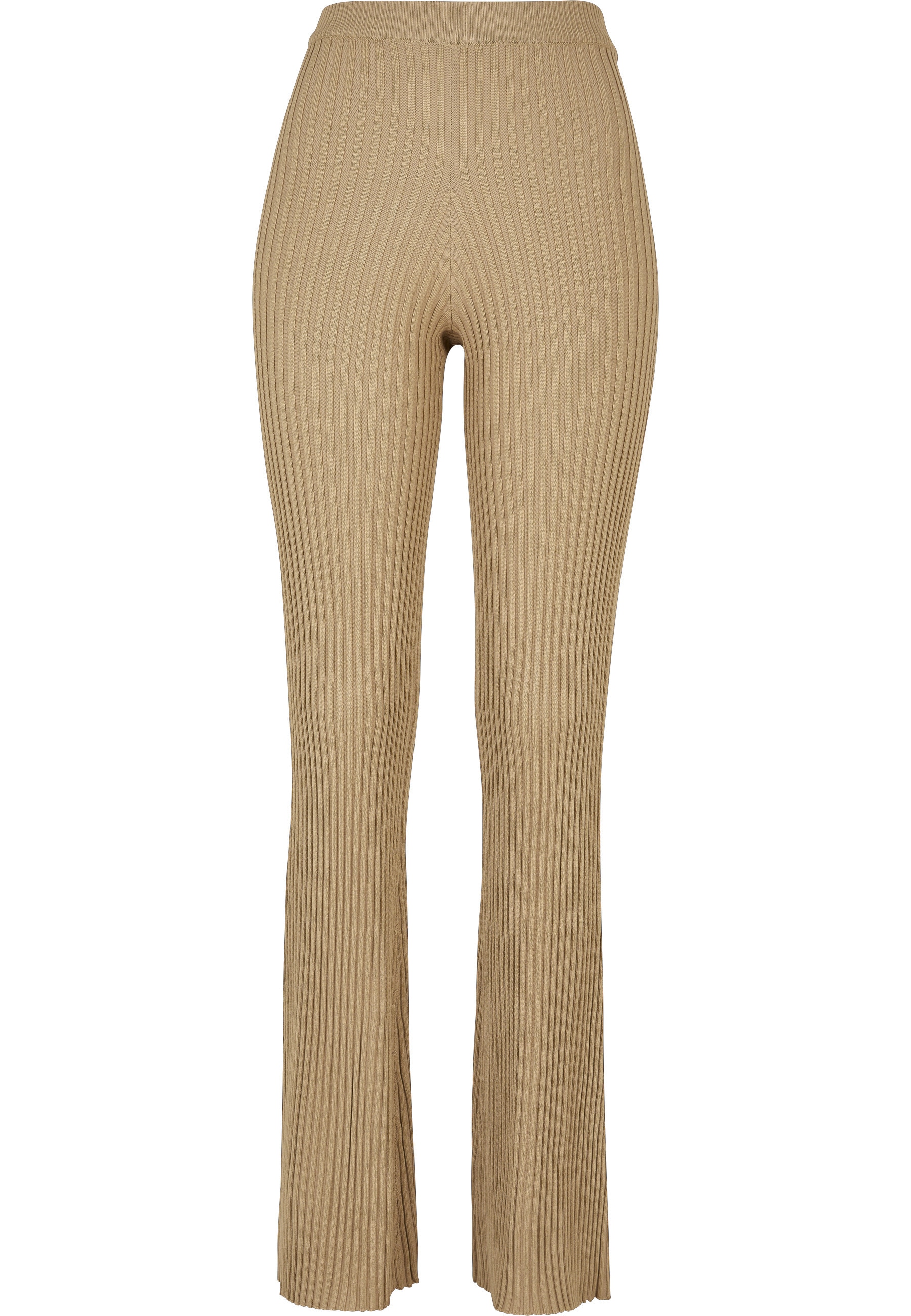 URBAN CLASSICS Leggings "Urban Classics Damen Ladies Flared Rib Knit Leggin günstig online kaufen