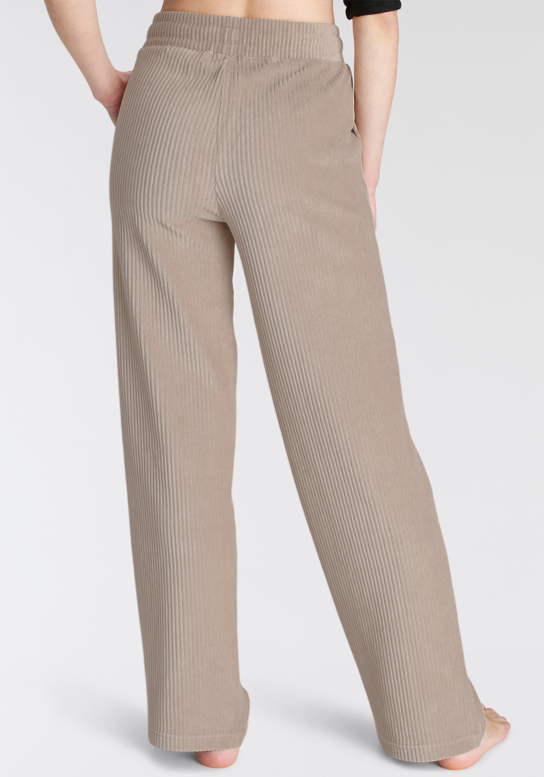 Vivance Homewearhose »-Loungehose«, mit breiter elastischen Cord Struktur, Loungewear