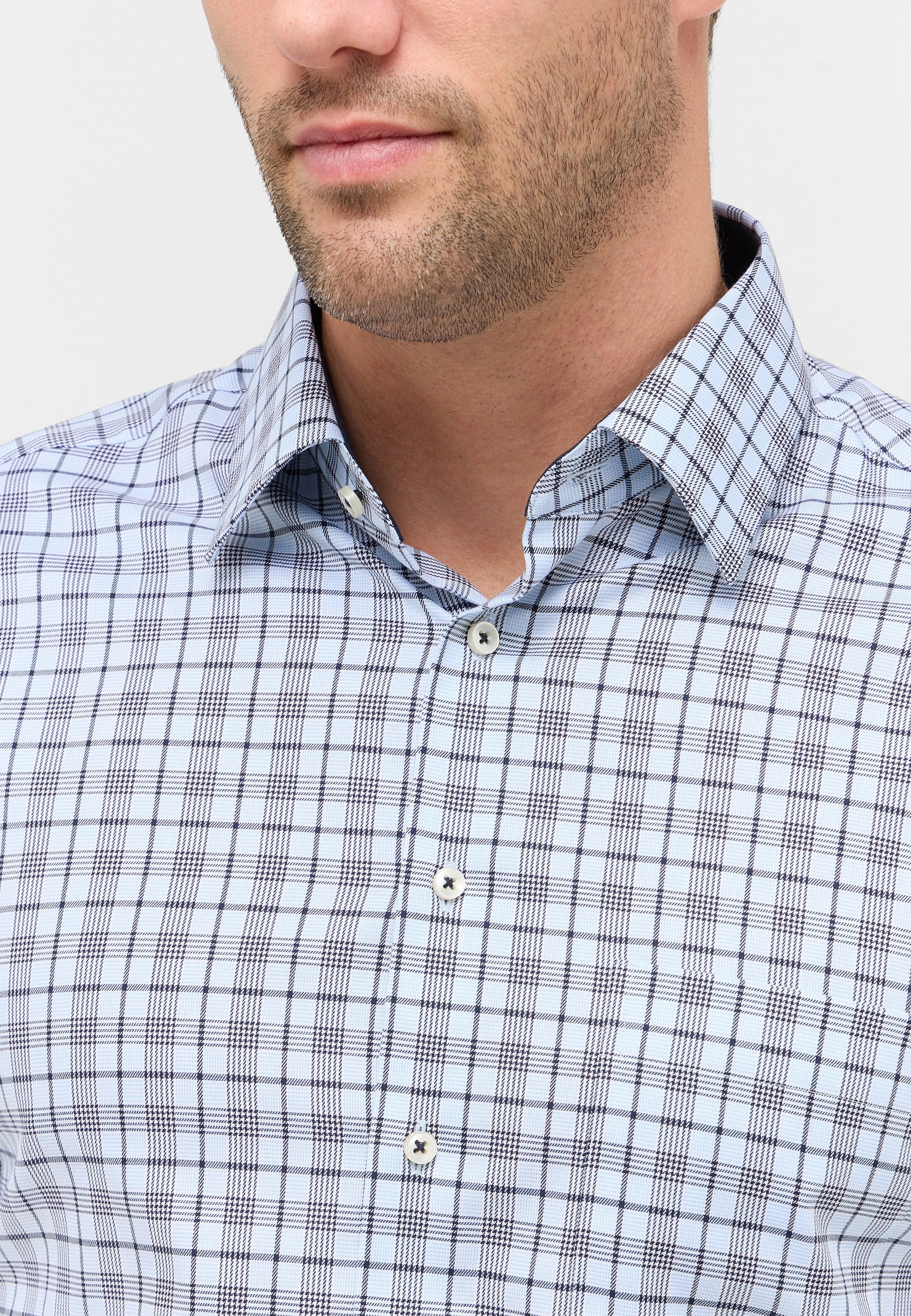 Thumbnail - Eterna Langarmhemd "MODERN FIT" NON IRON (bügelfrei)