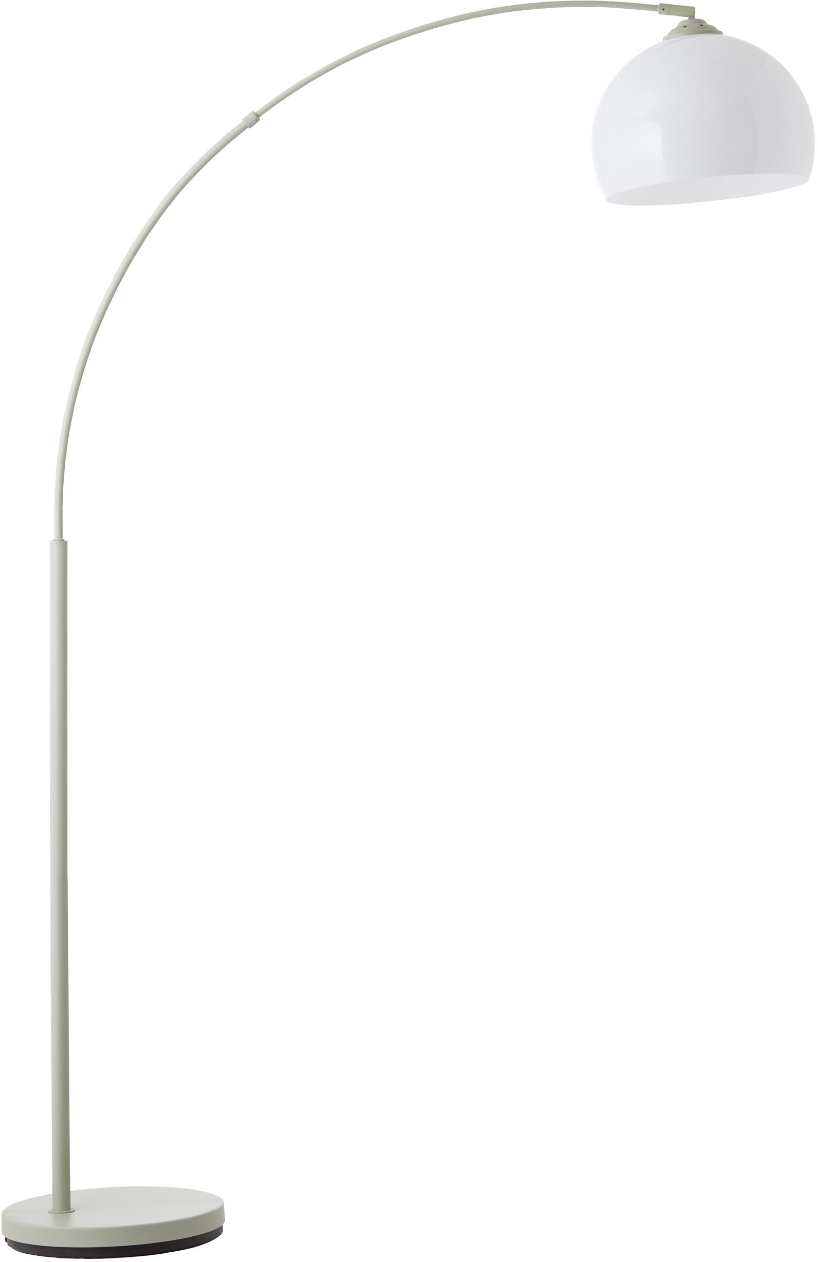 Lüttenhütt Bogenlampe Klaas, E27, Stehleuchte, E27, max. 40W, H: 166 cm