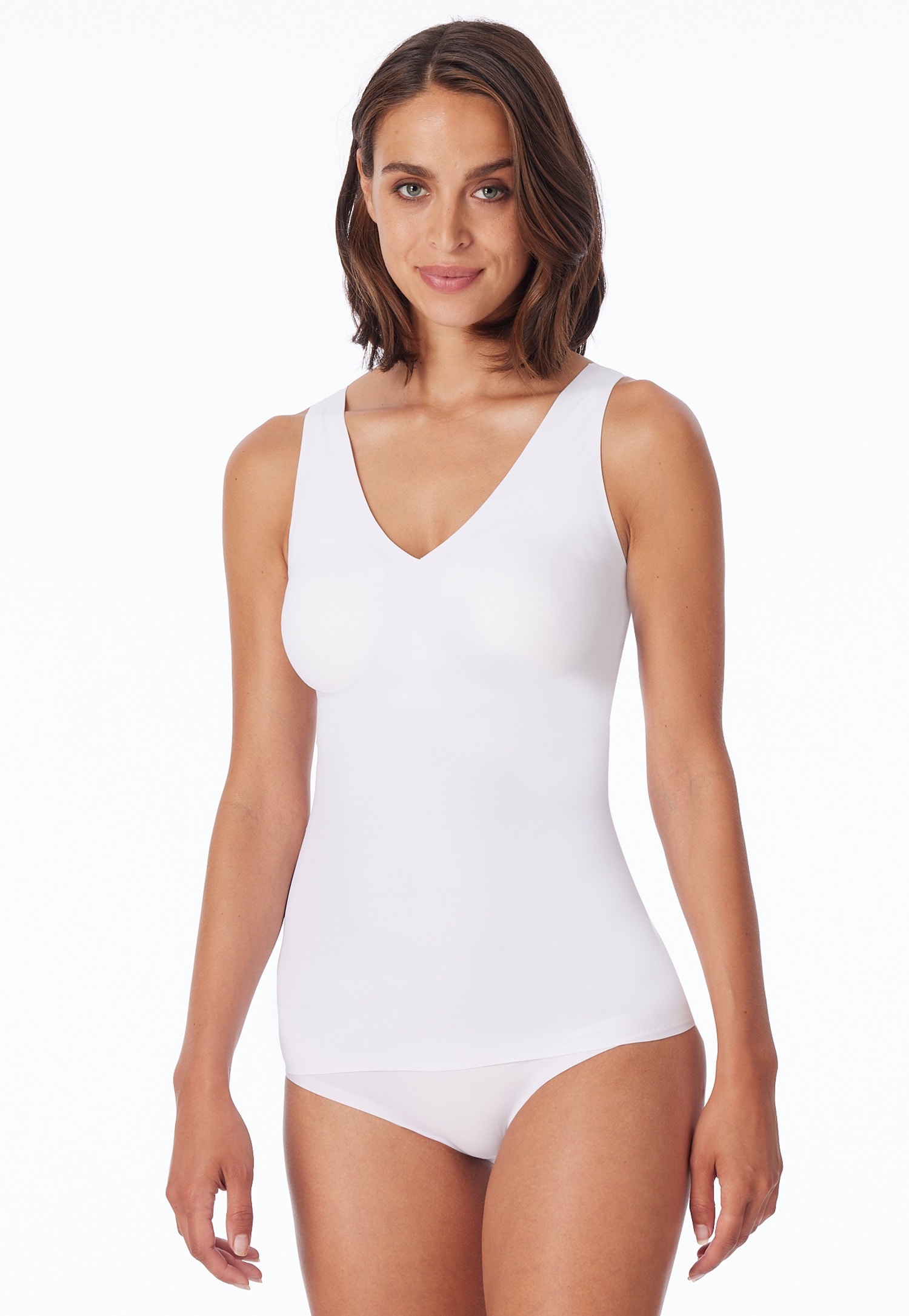 Schiesser Unterhemd "Invisible Soft" mit herausnehmbaren Pads