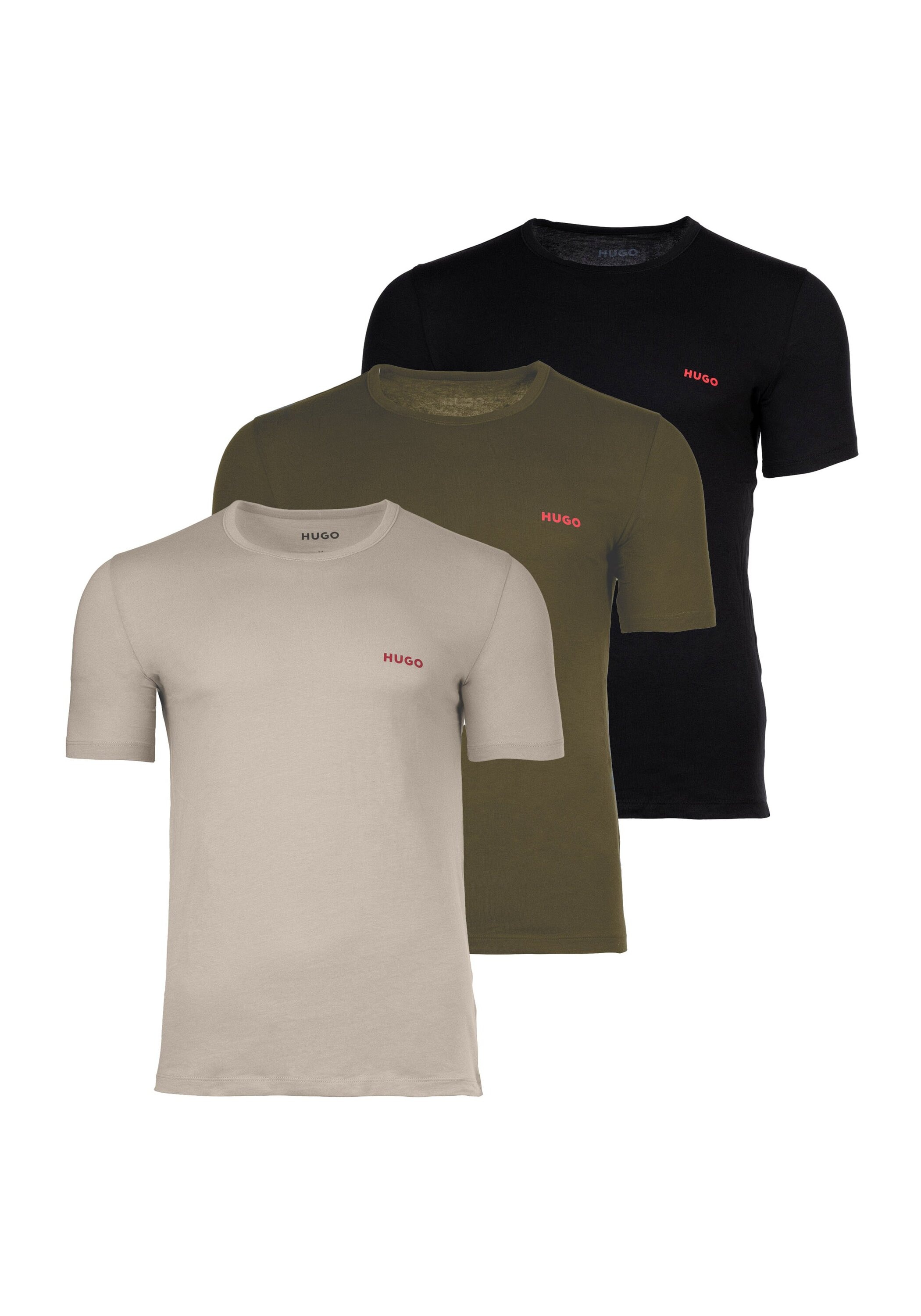 HUGO T-Shirt "T-Shirt T-SHIRT RN TRIPLET P 3er Pack" günstig online kaufen