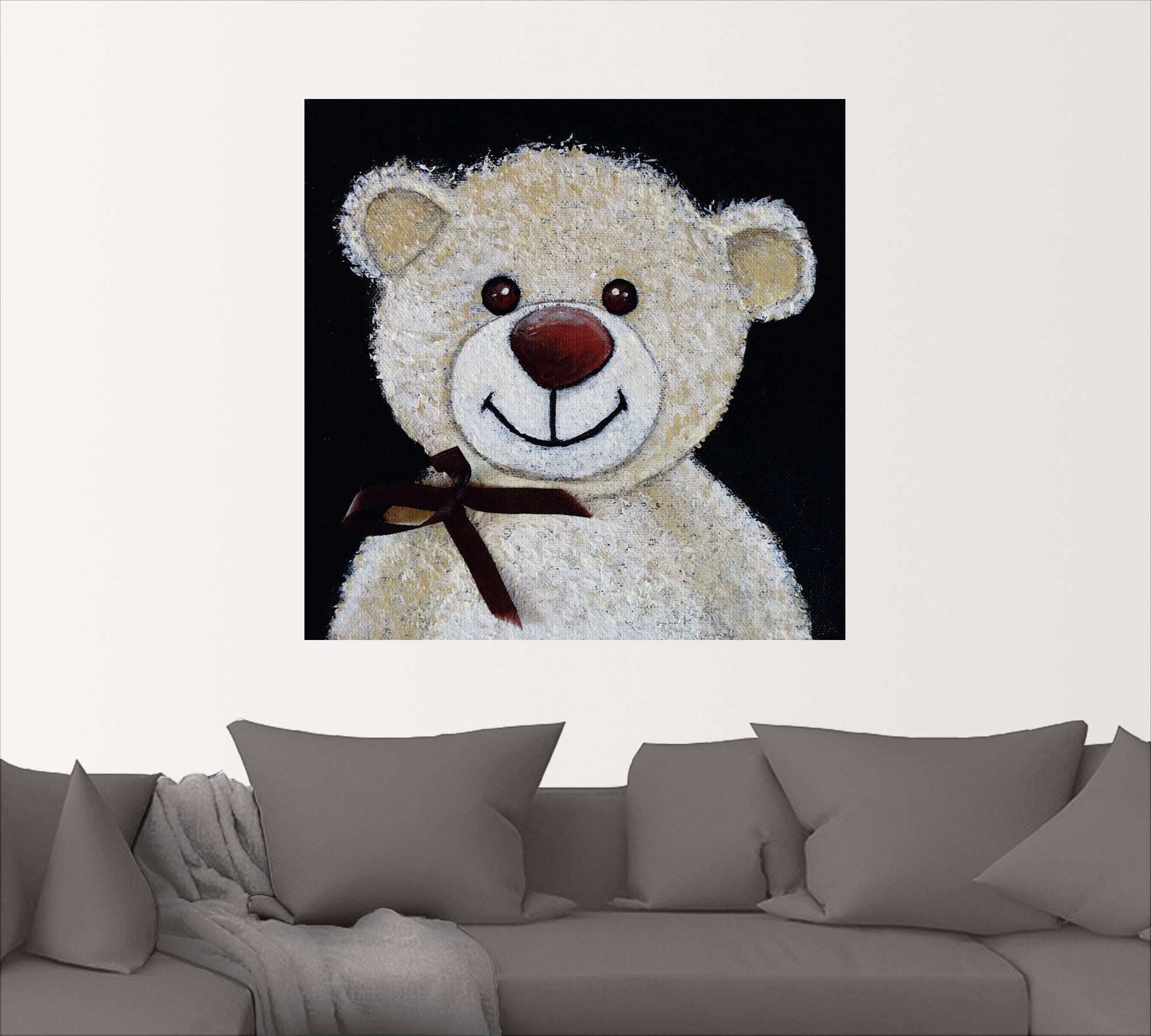 Artland Wandfolie »Teddybär«, Spielzeuge, (1 St.), selbstklebend