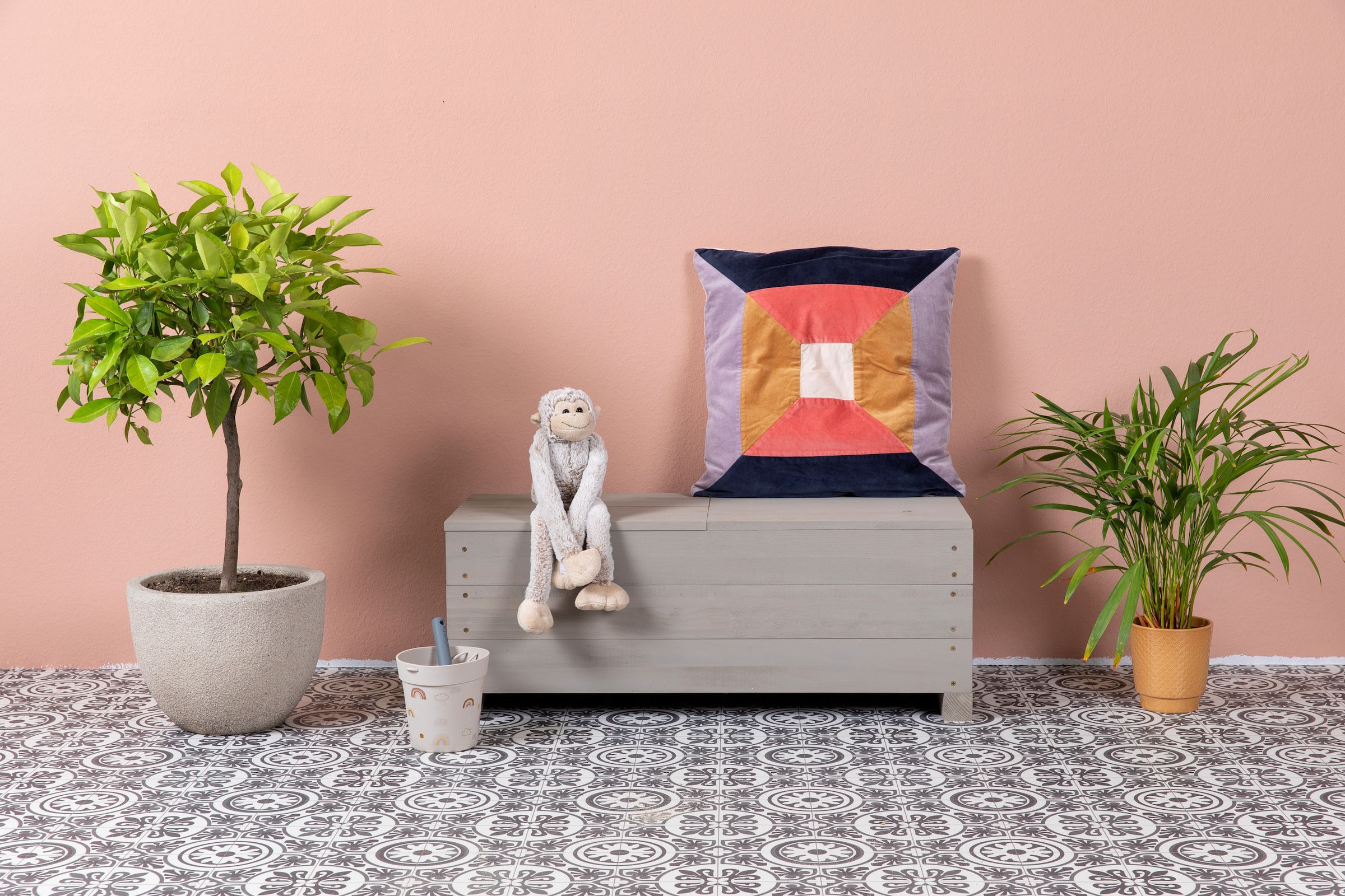 MUDDY BUDDY® Sandkasten »Sandkasten & Kindersitzbank Discoverer« Dieses Produkt besteht aus FSC®-zertifiziertem Material.