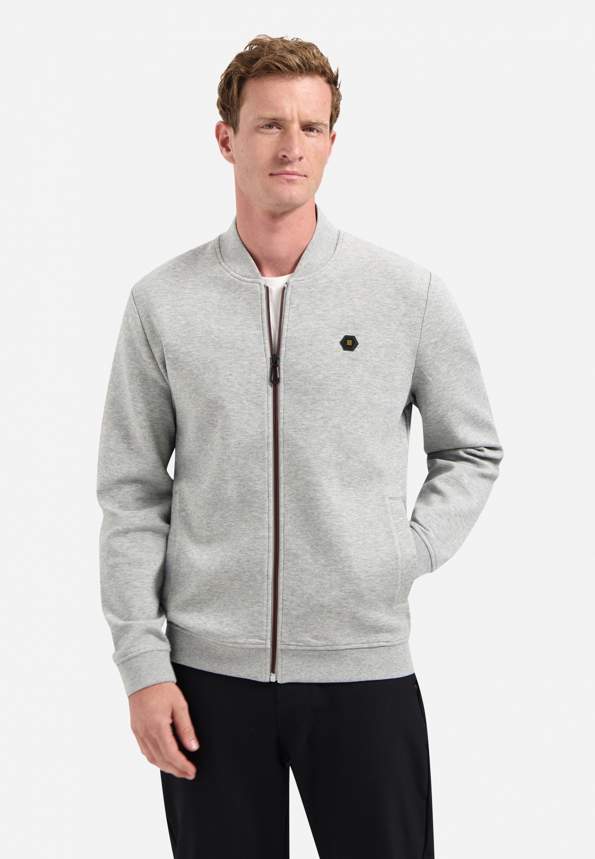 NO EXCESS Sweater "No Excess Bomberweste von Timeless Basics" günstig online kaufen