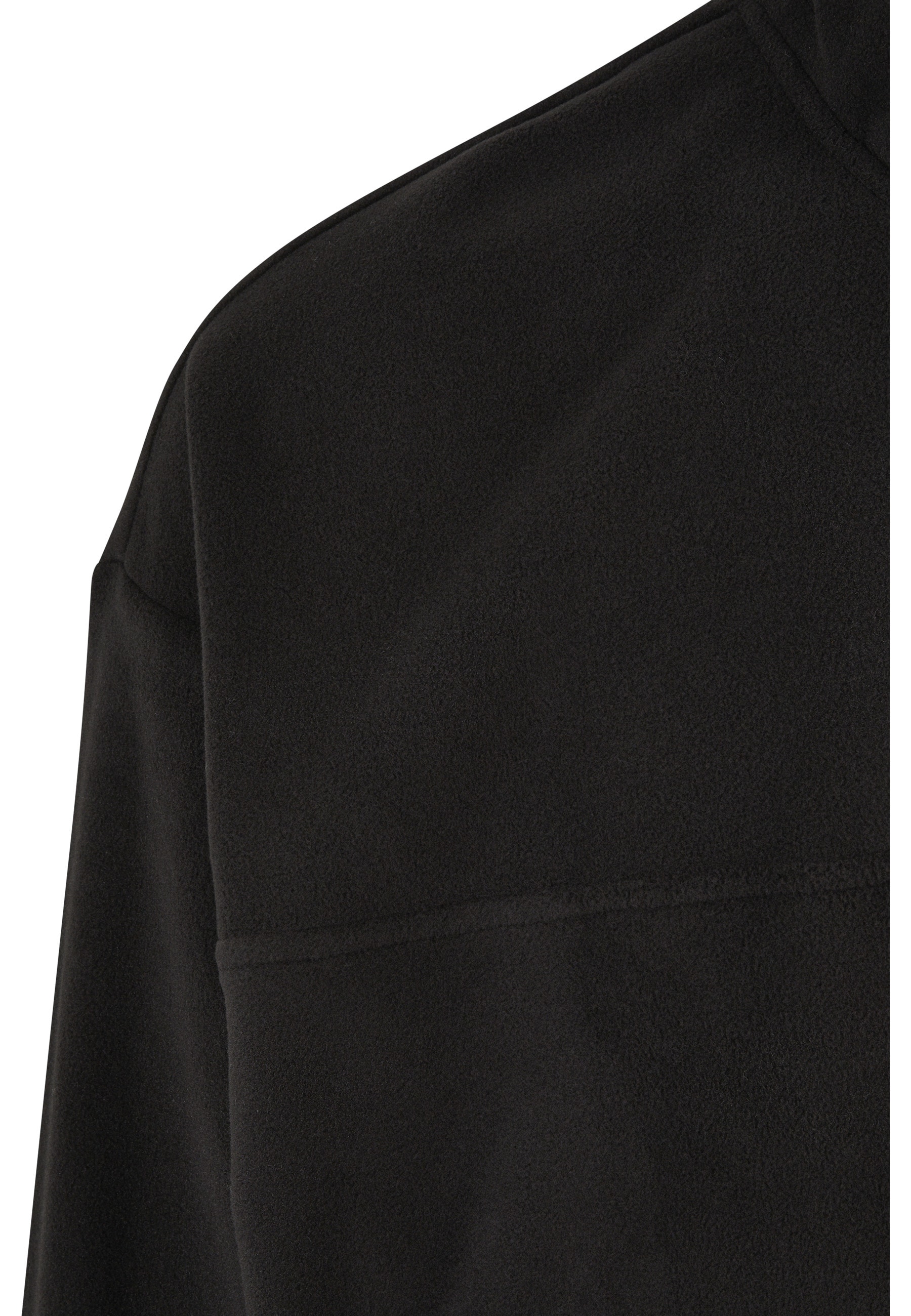 URBAN CLASSICS Rundhalspullover »Urban Classics Herren Basic Polar Fleece Troyer« 1 Stk.