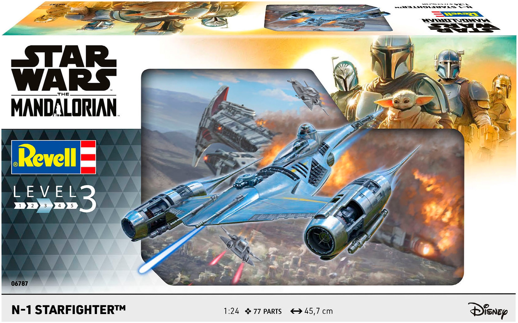 Revell® Modellbausatz »N-1 Starfighter™: The Mandalorian«, 1:24, Made in Europe