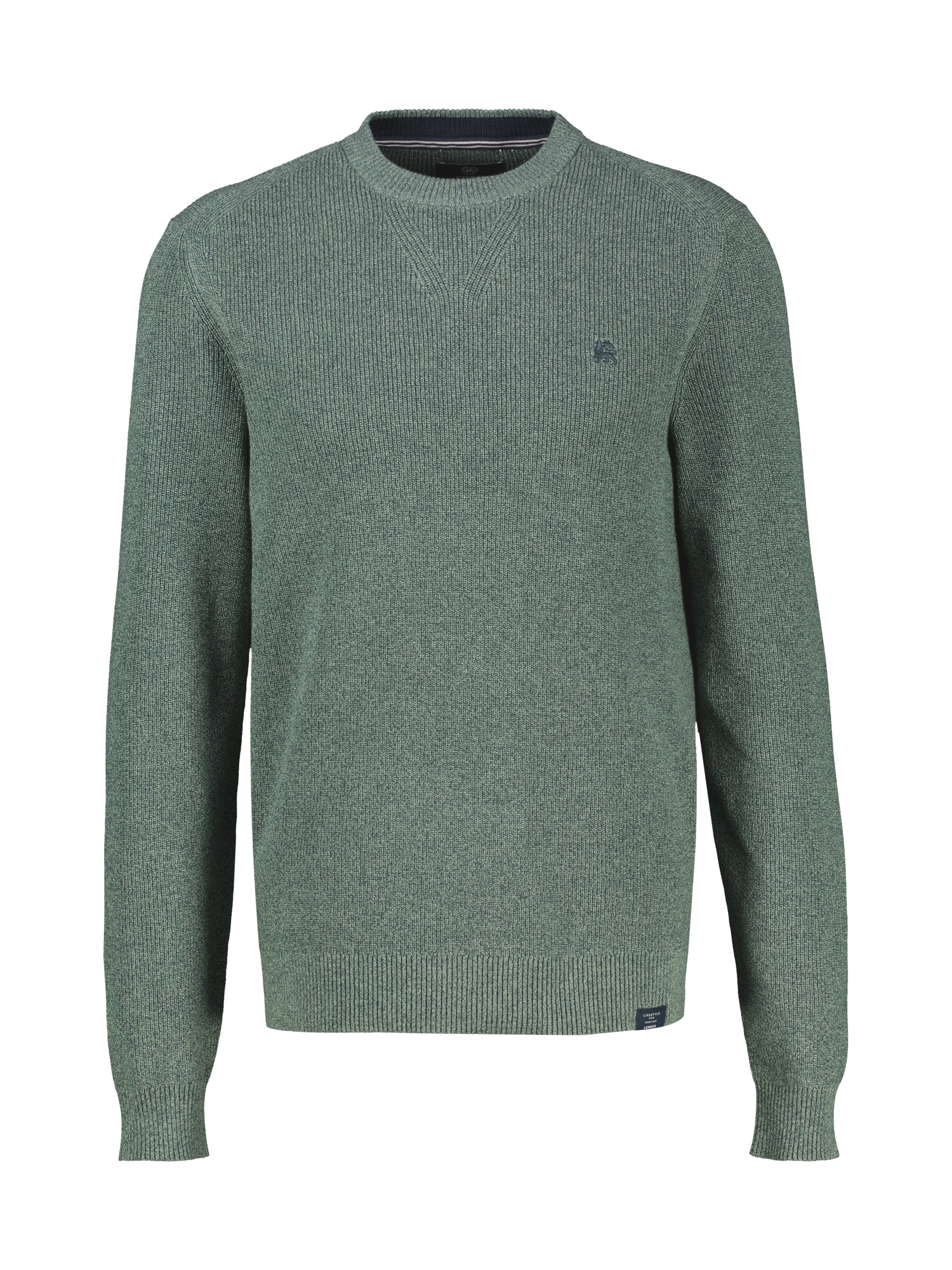 LERROS Strickpullover »Stilvoller Strickpullover mit bequemem Rundhalsauschnitt«