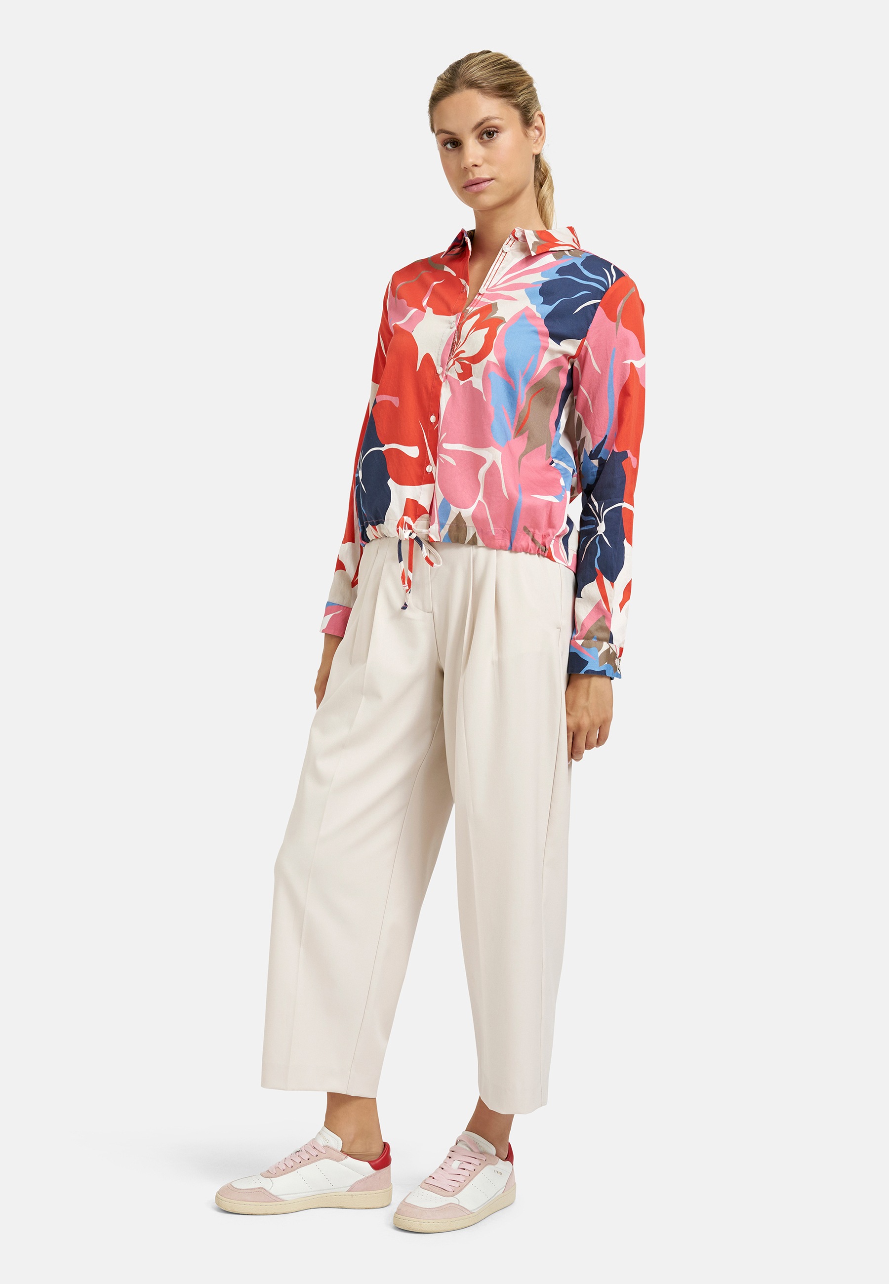 Smith & Soul Langarmbluse mit Tunnelzugband im Saum