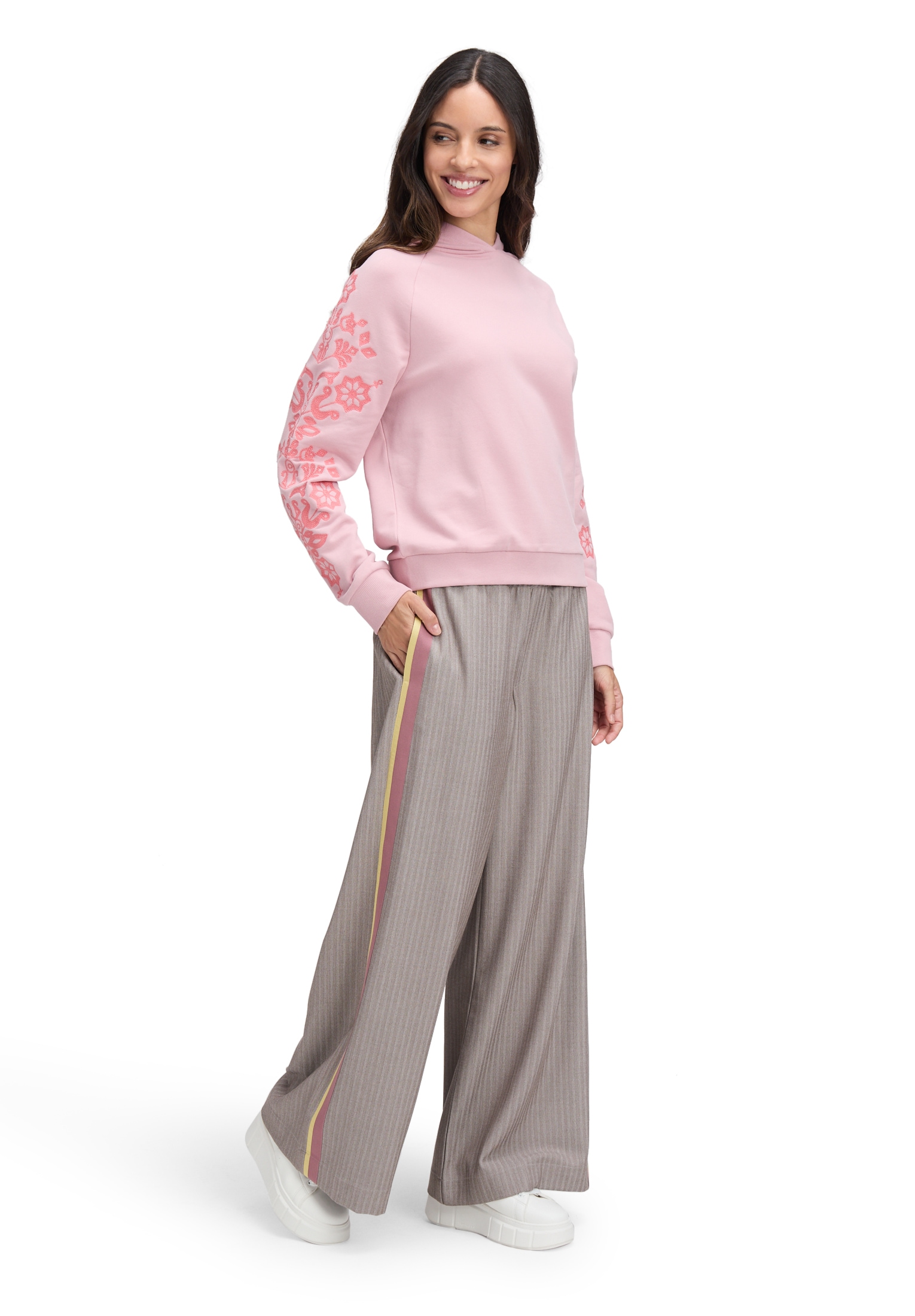 Cartoon Stoffhose »Damen mit Galonstreifen«