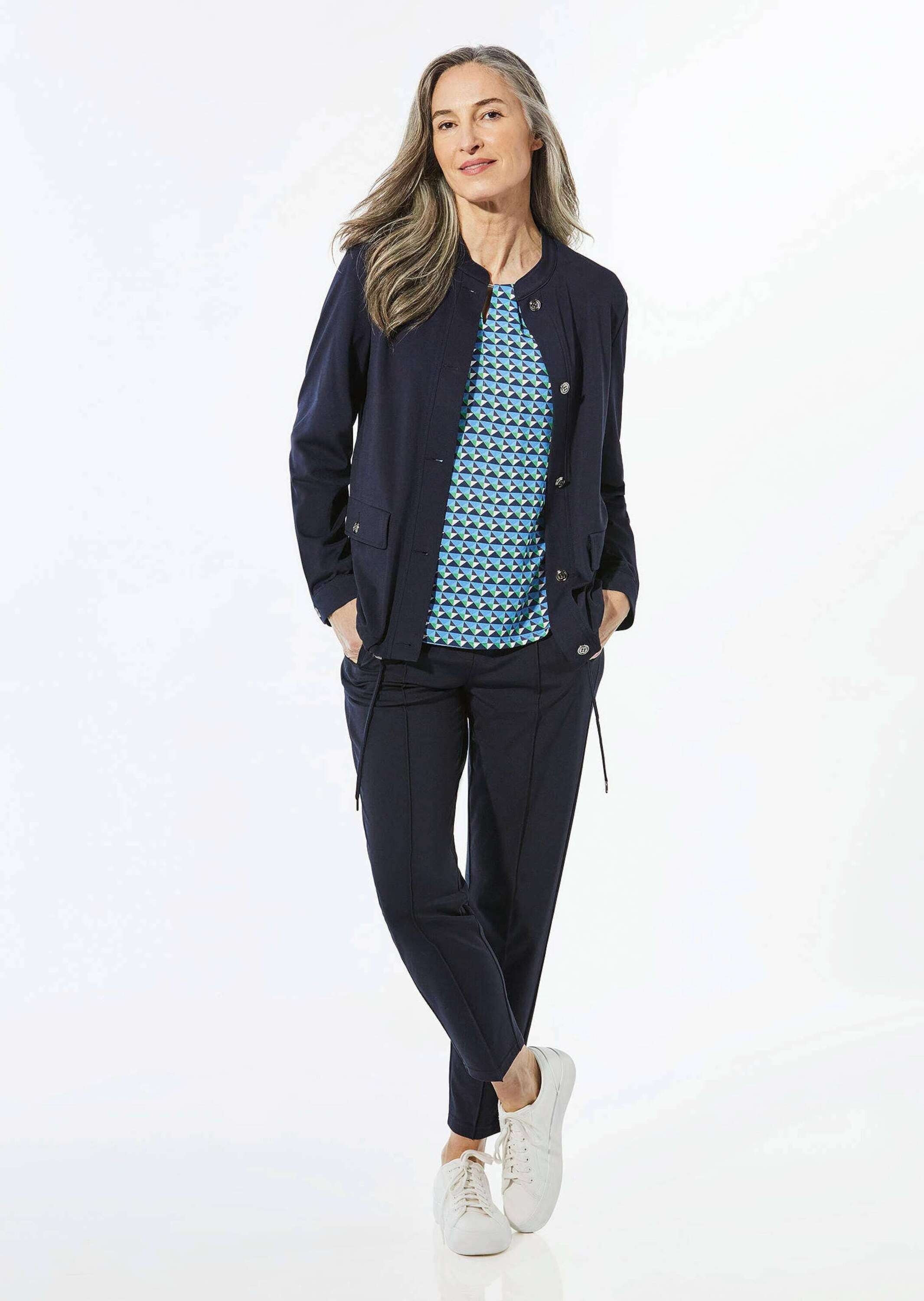 GOLDNER Kurzjacke »Kurzgröße Blouson mit Stehkragen«