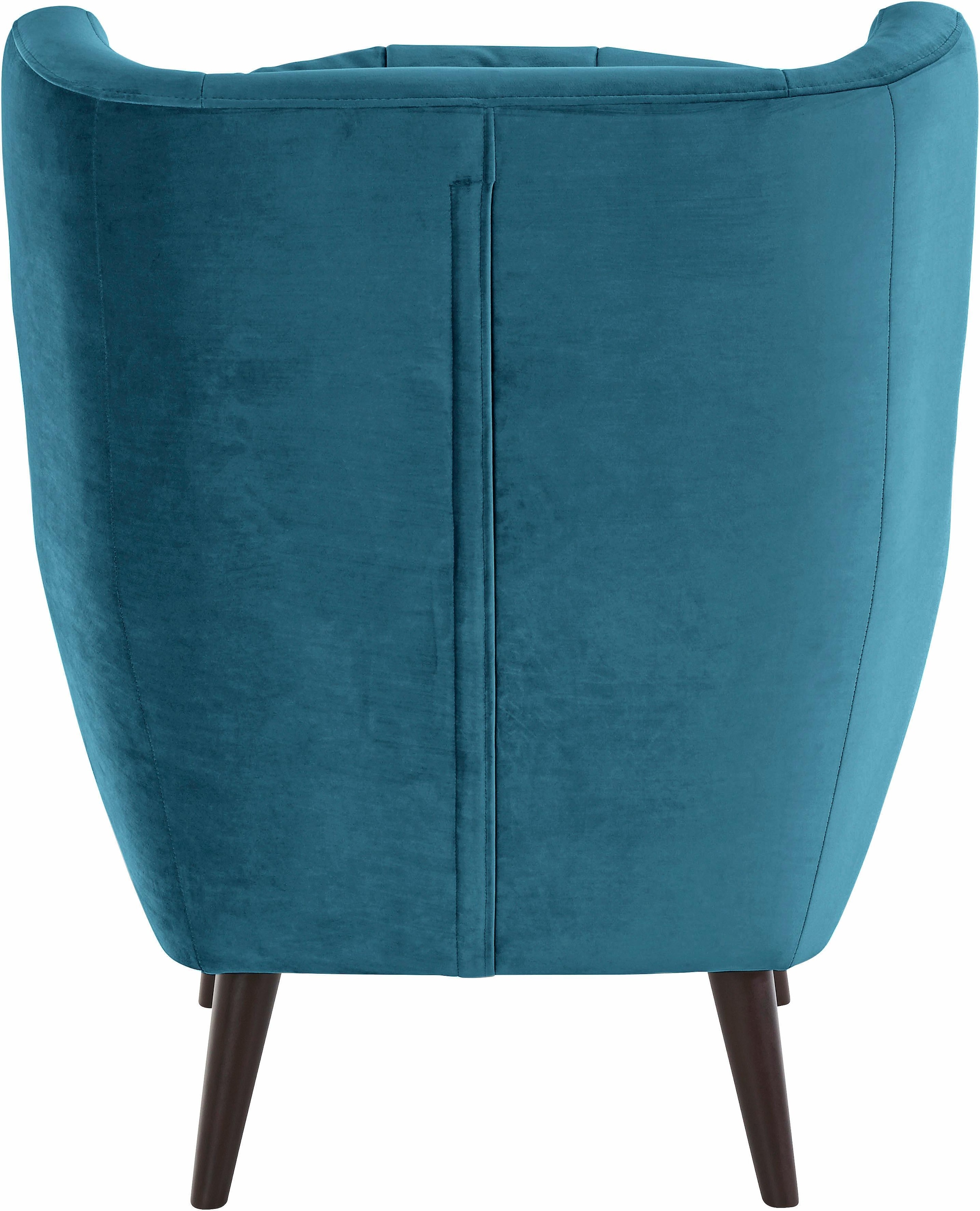 andas Ohrensessel »Hemmink, Sessel, Loungesessel« mit Knopfheftung