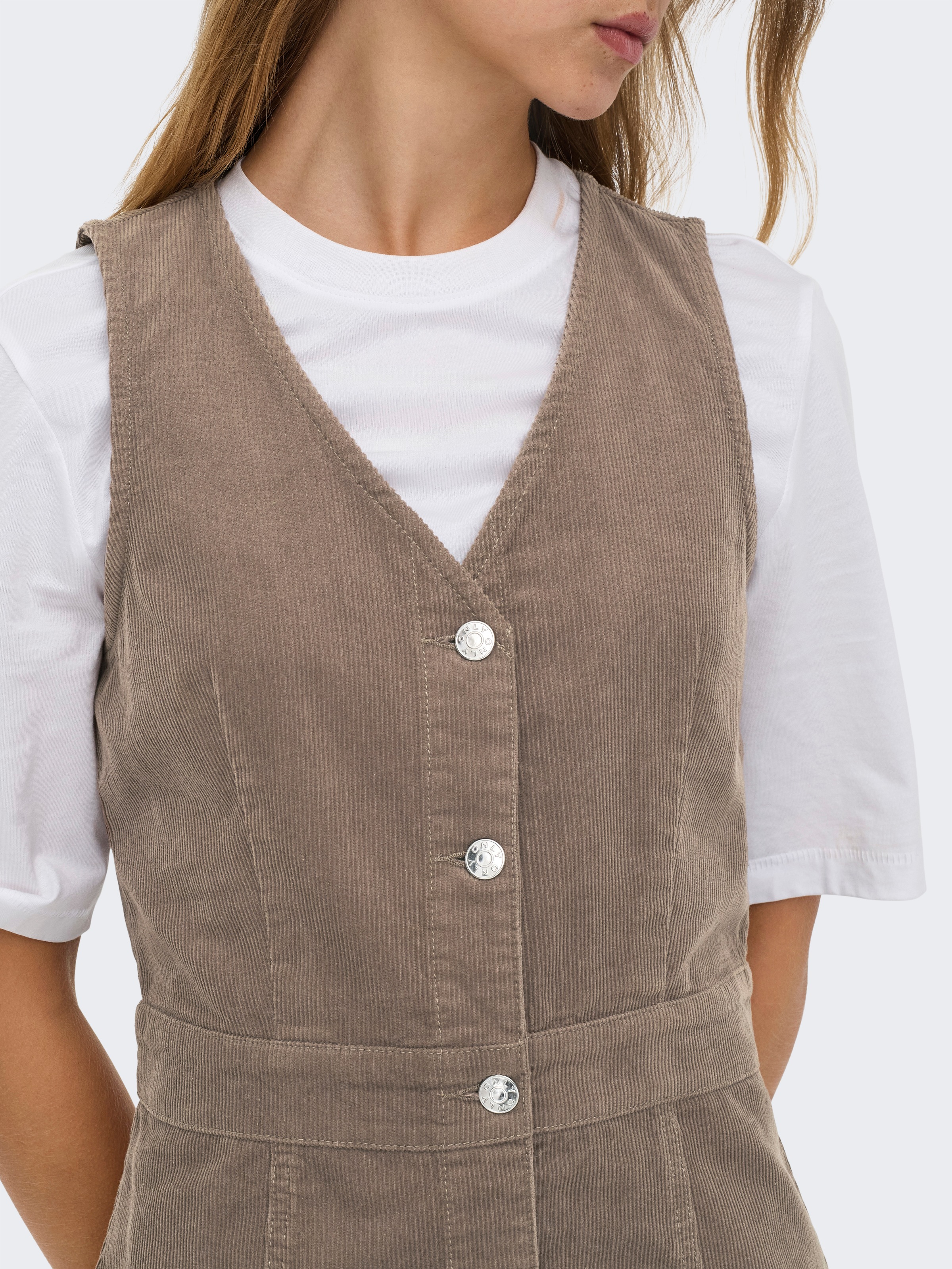 ONLY Cordkleid "ONLMOXIE S/L BUT CORD DRESS CC PNT" Baumwolle, regular fit günstig online kaufen